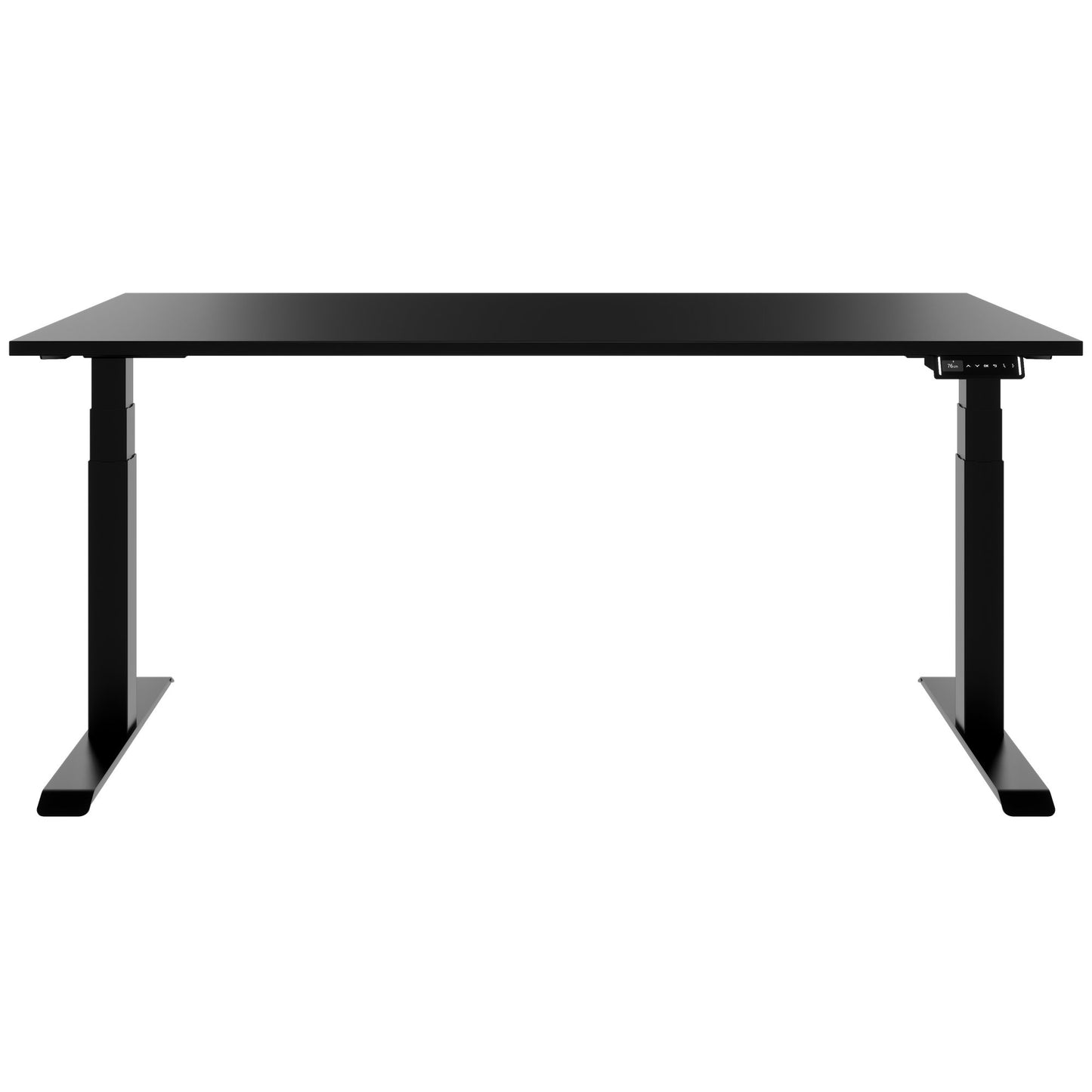 TELDRA Pro, 2-Motoren-Schreibtisch | 1200 - 2000 mm, elektrisch höhenverstellbar, Schwarz