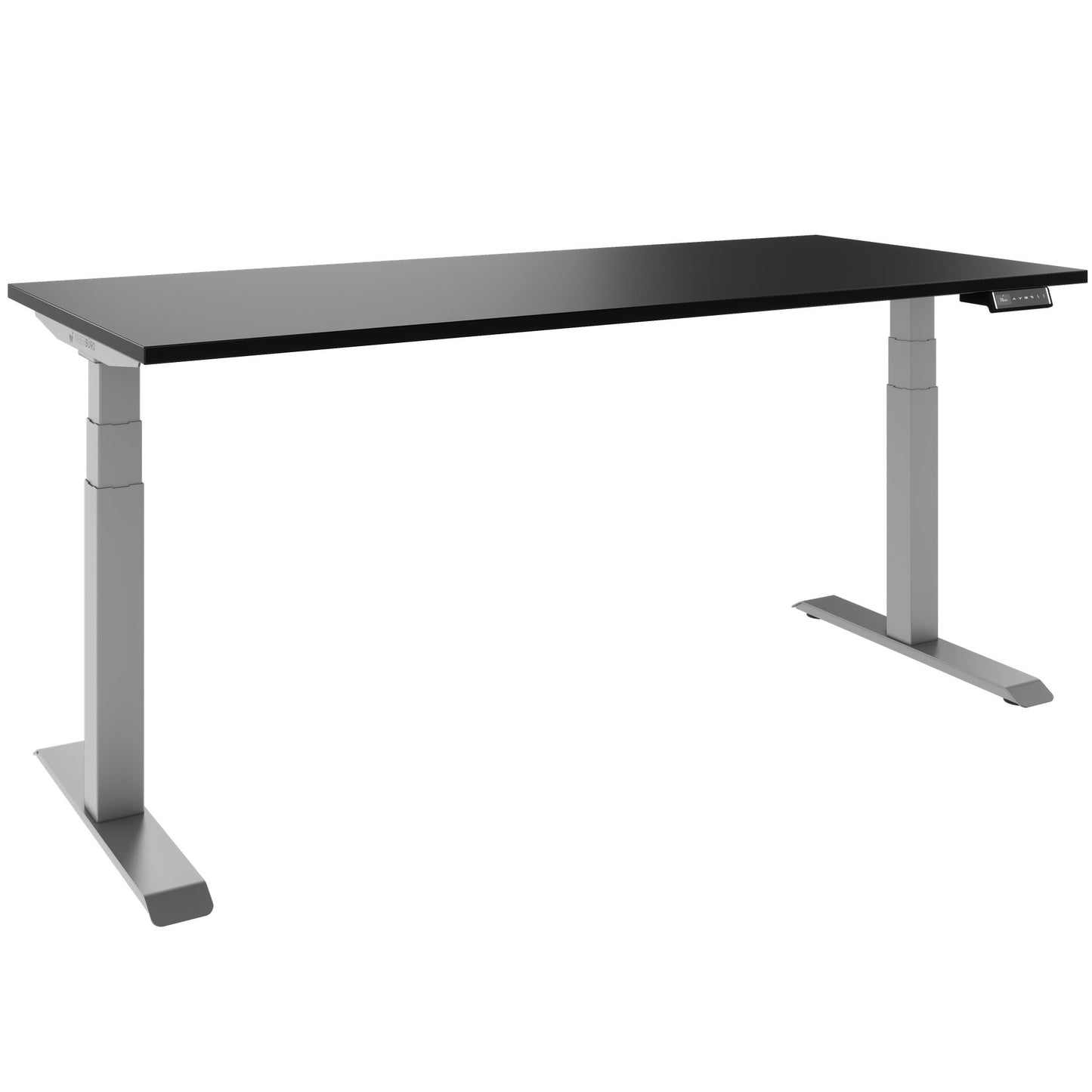 TELDRA Pro, 2-Motoren-Schreibtisch | 1200 - 2000 mm, elektrisch höhenverstellbar, Schwarz