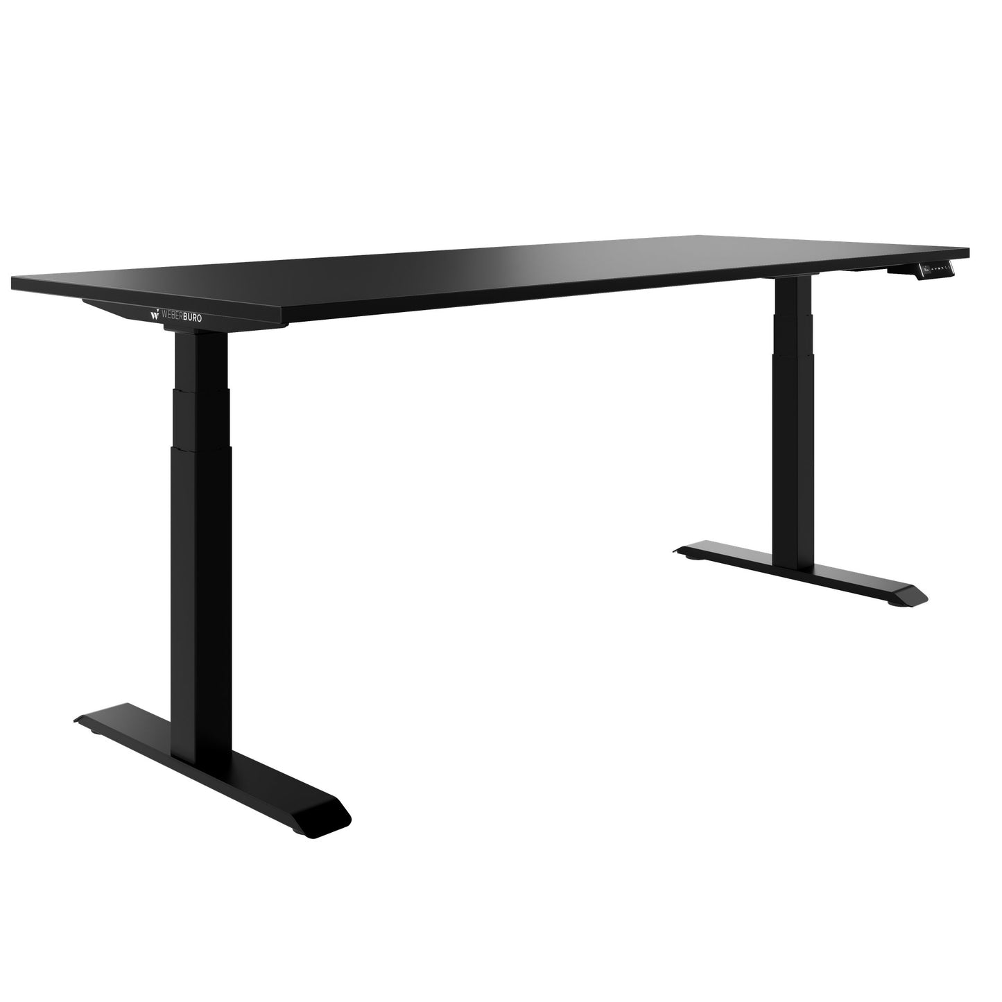 TELDRA Pro, 2-Motoren-Schreibtisch | 1200 - 2000 mm, elektrisch höhenverstellbar, Schwarz