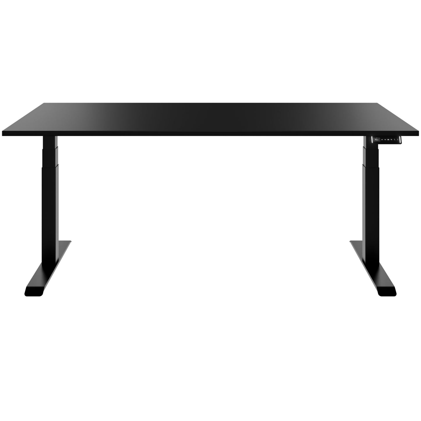 TELDRA Pro, 2-Motoren-Schreibtisch | 1200 - 2000 mm, elektrisch höhenverstellbar, Schwarz