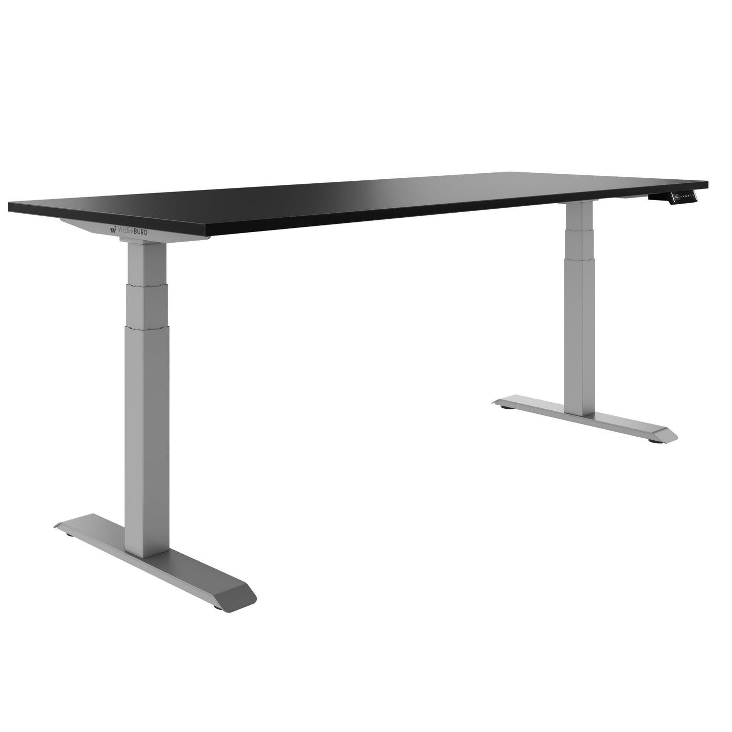 TELDRA Pro, 2-Motoren-Schreibtisch | 1200 - 2000 mm, elektrisch höhenverstellbar, Schwarz