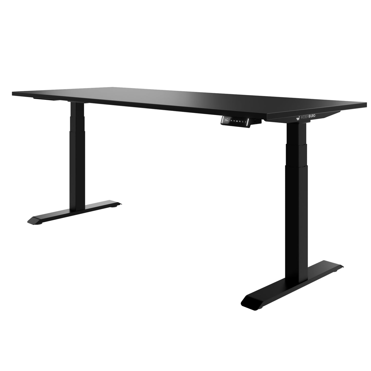 TELDRA Pro, 2-Motoren-Schreibtisch | 1200 - 2000 mm, elektrisch höhenverstellbar, Schwarz