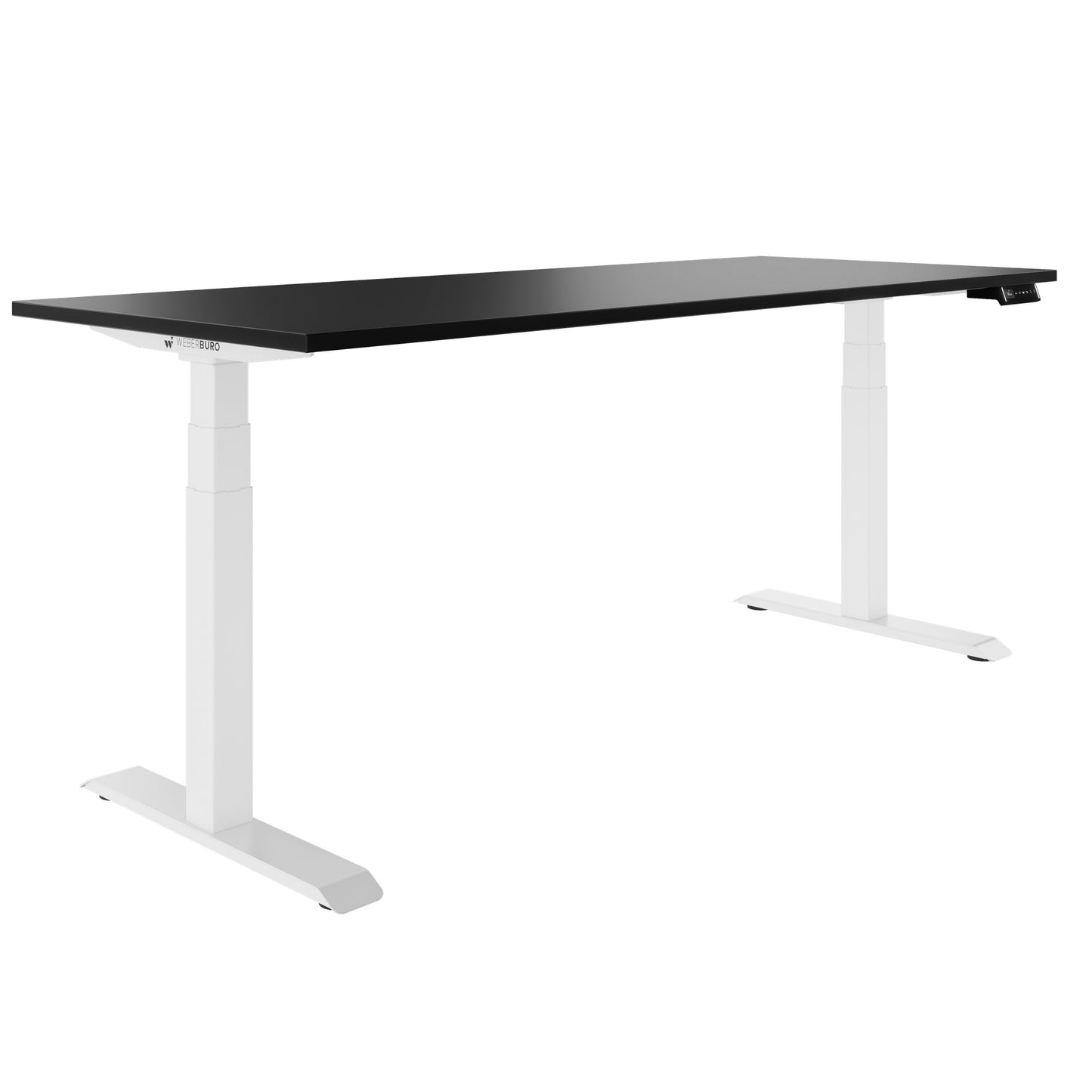TELDRA Pro, 2-Motoren-Schreibtisch | 1200 - 2000 mm, elektrisch höhenverstellbar, Schwarz