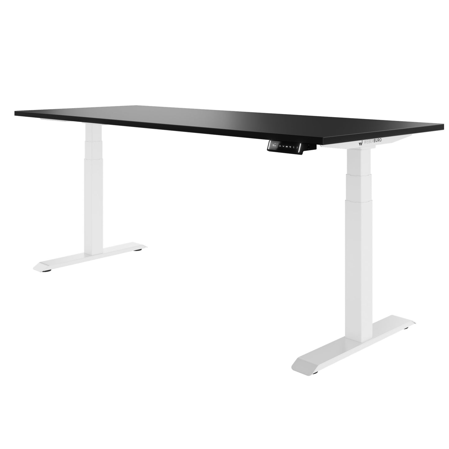 TELDRA Pro, 2-Motoren-Schreibtisch | 1200 - 2000 mm, elektrisch höhenverstellbar, Schwarz
