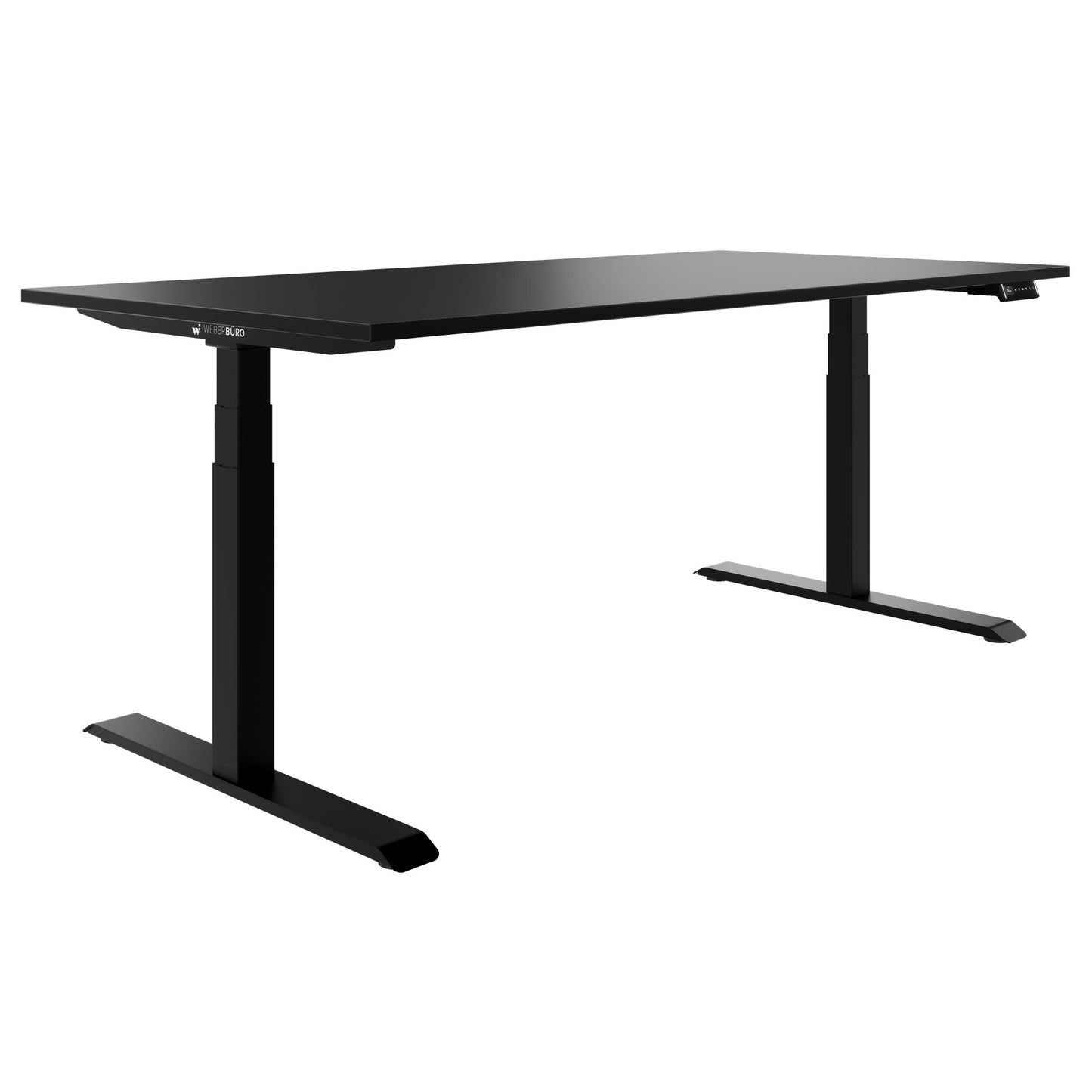 TELDRA Pro, 2-Motoren-Schreibtisch | 1200 - 2000 mm, elektrisch höhenverstellbar, Schwarz