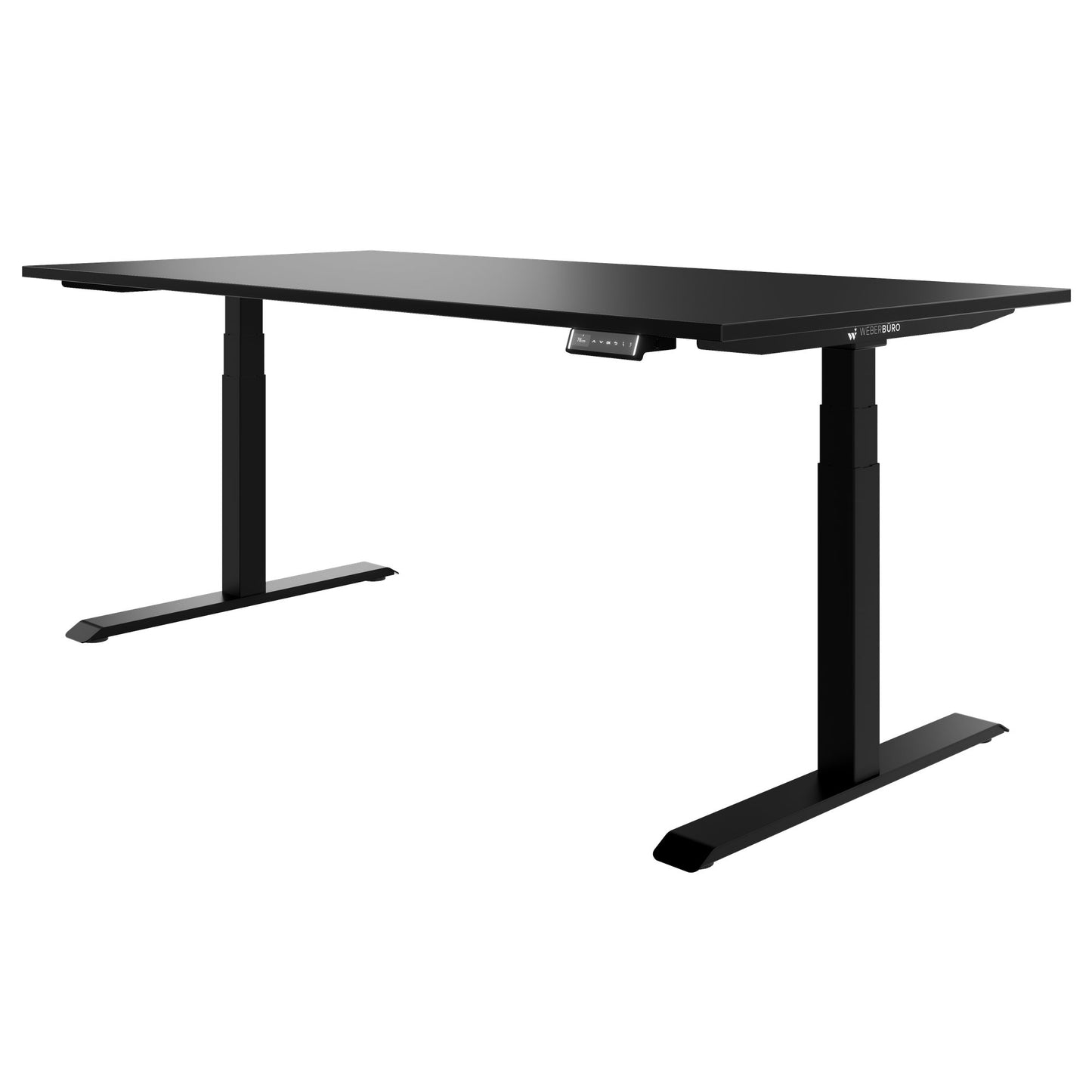 TELDRA Pro, 2-Motoren-Schreibtisch | 1200 - 2000 mm, elektrisch höhenverstellbar, Schwarz