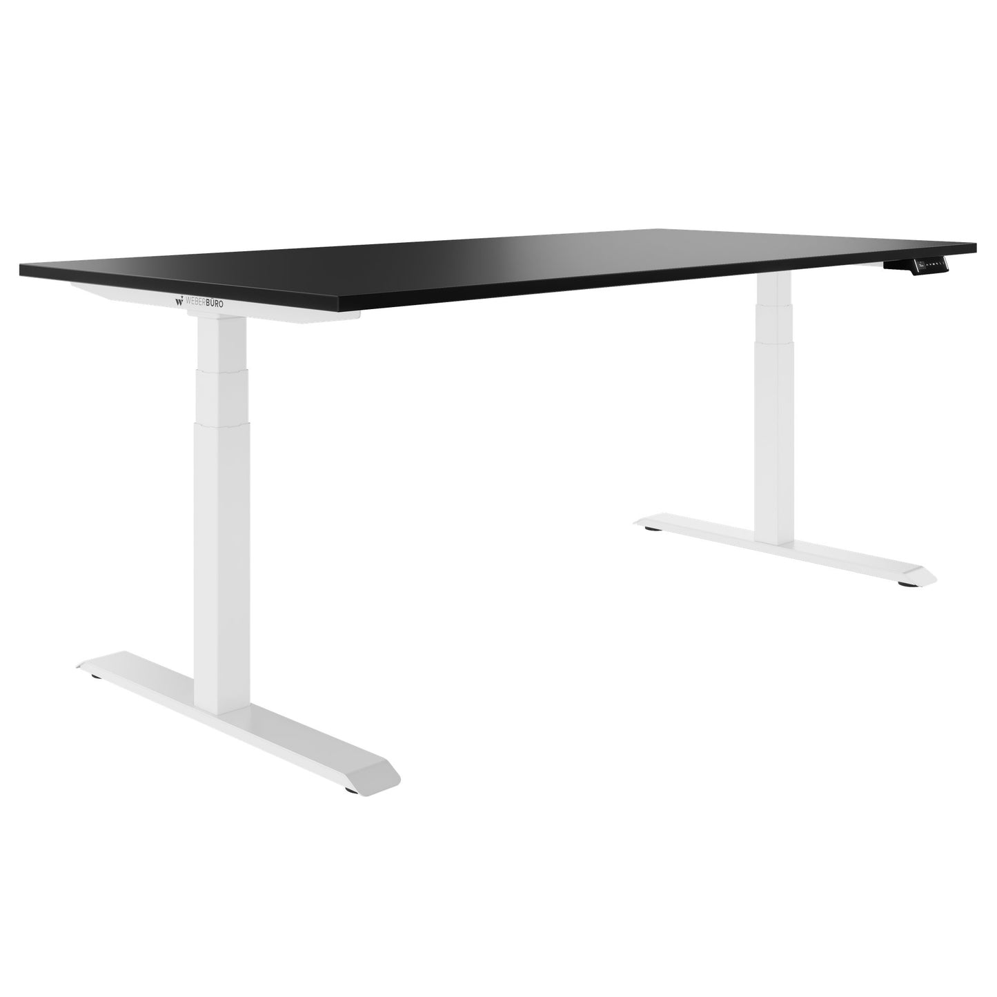 TELDRA Pro, 2-Motoren-Schreibtisch | 1200 - 2000 mm, elektrisch höhenverstellbar, Schwarz