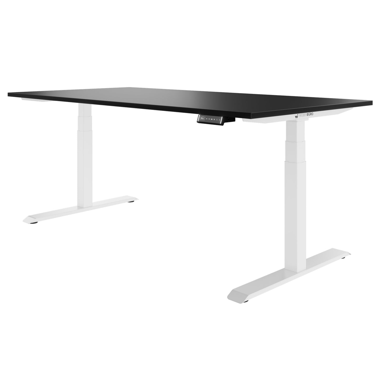 TELDRA Pro, 2-Motoren-Schreibtisch | 1200 - 2000 mm, elektrisch höhenverstellbar, Schwarz