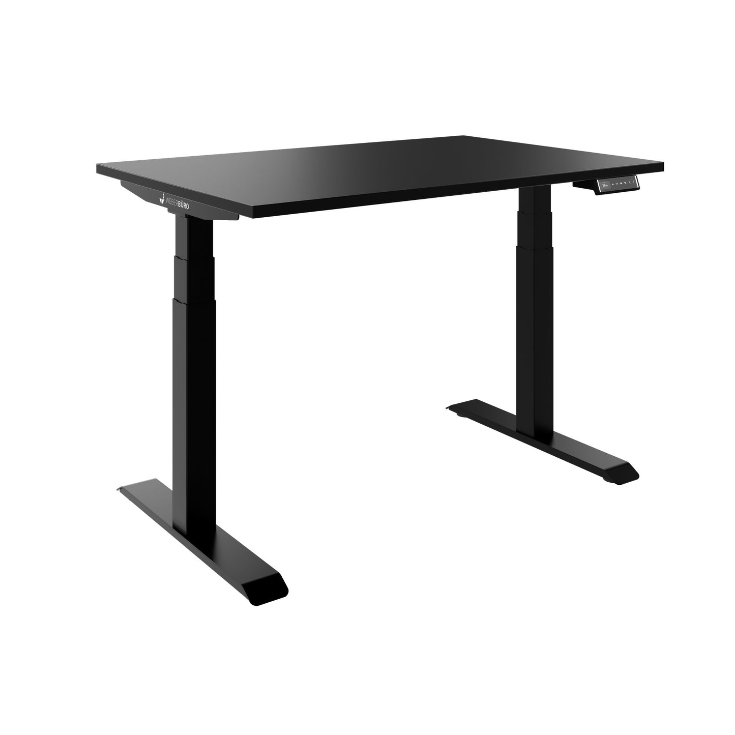 TELDRA Pro, 2-Motoren-Schreibtisch | 1200 - 2000 mm, elektrisch höhenverstellbar, Schwarz