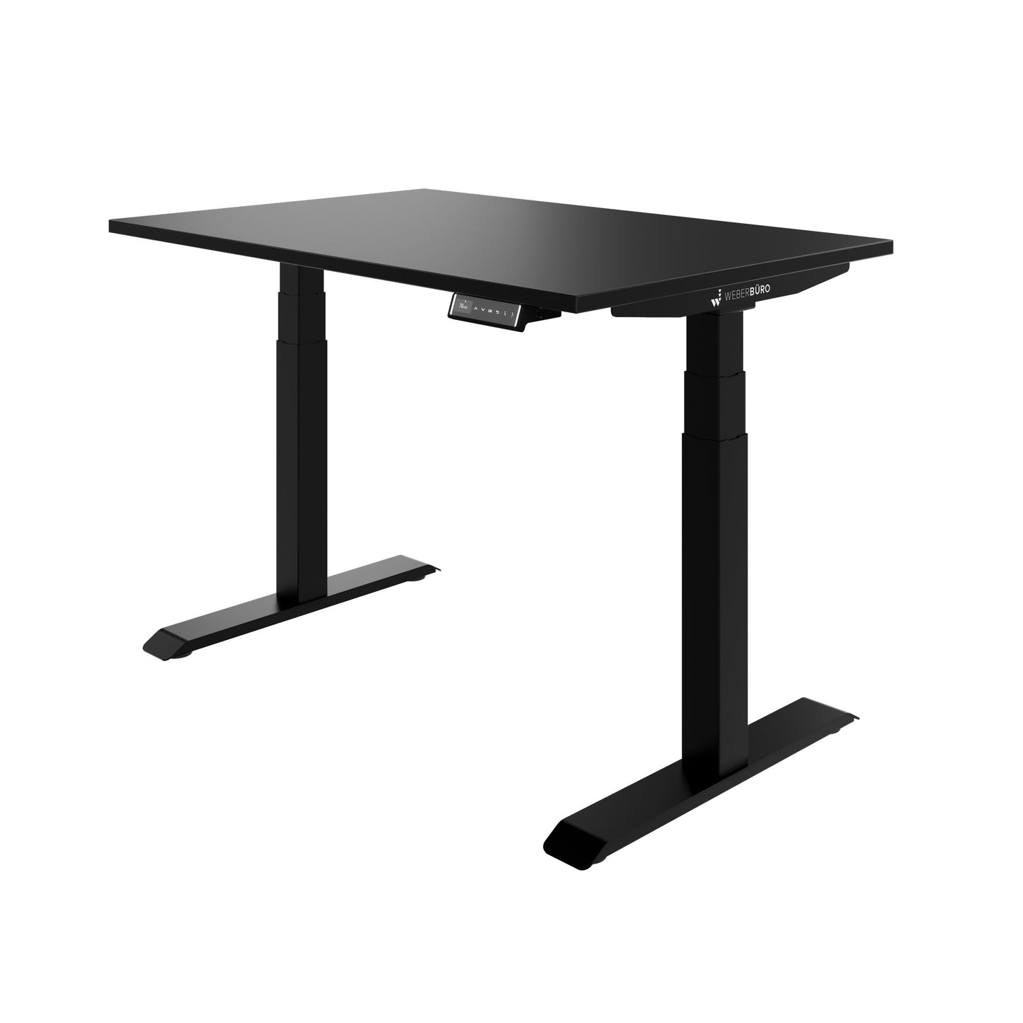 TELDRA Pro, 2-Motoren-Schreibtisch | 1200 - 2000 mm, elektrisch höhenverstellbar, Schwarz