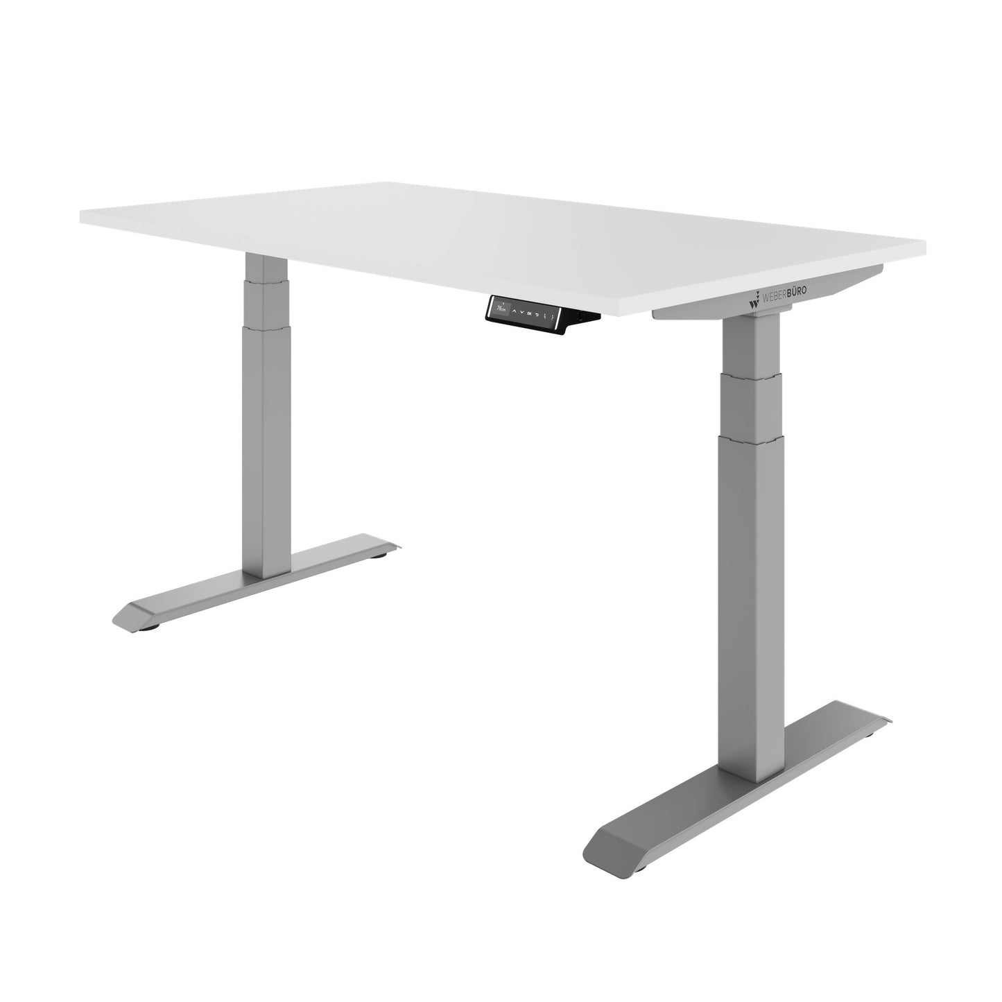TELDRA Pro, 2-motor desk | 1200 - 2000 mm, electrically height adjustable, white
