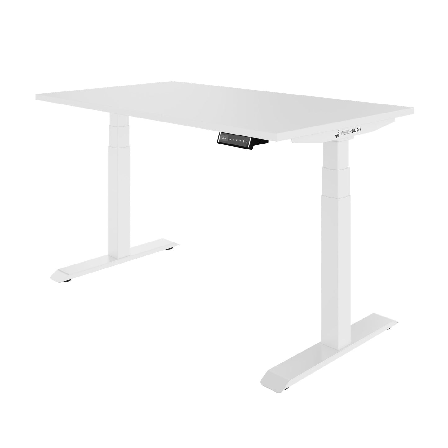 TELDRA Pro, 2-motor desk | 1200 - 2000 mm, electrically height adjustable, white