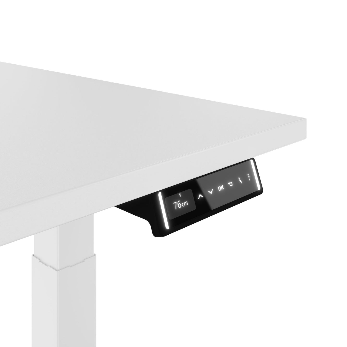 TELDRA Pro, 2-motor desk | 1200 - 2000 mm, electrically height adjustable, white