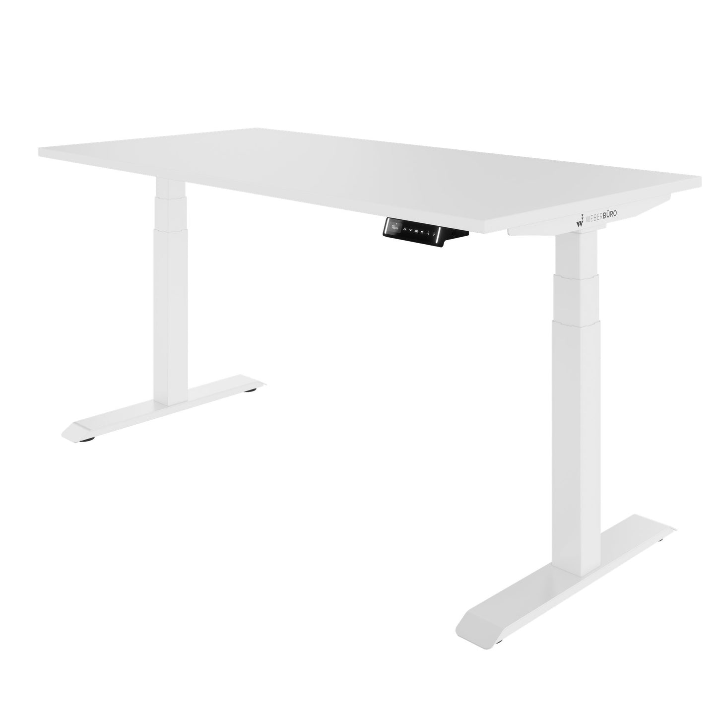 TELDRA Pro, 2-motor desk | 1200 - 2000 mm, electrically height adjustable, white