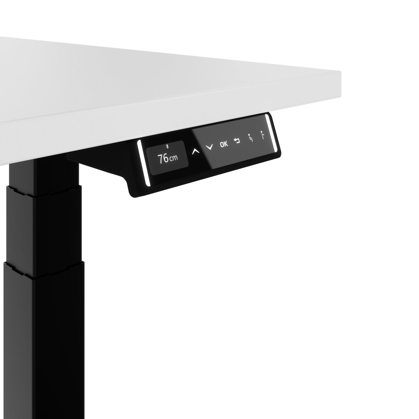 TELDRA Pro, 2-motor desk | 1200 - 2000 mm, electrically height adjustable, white