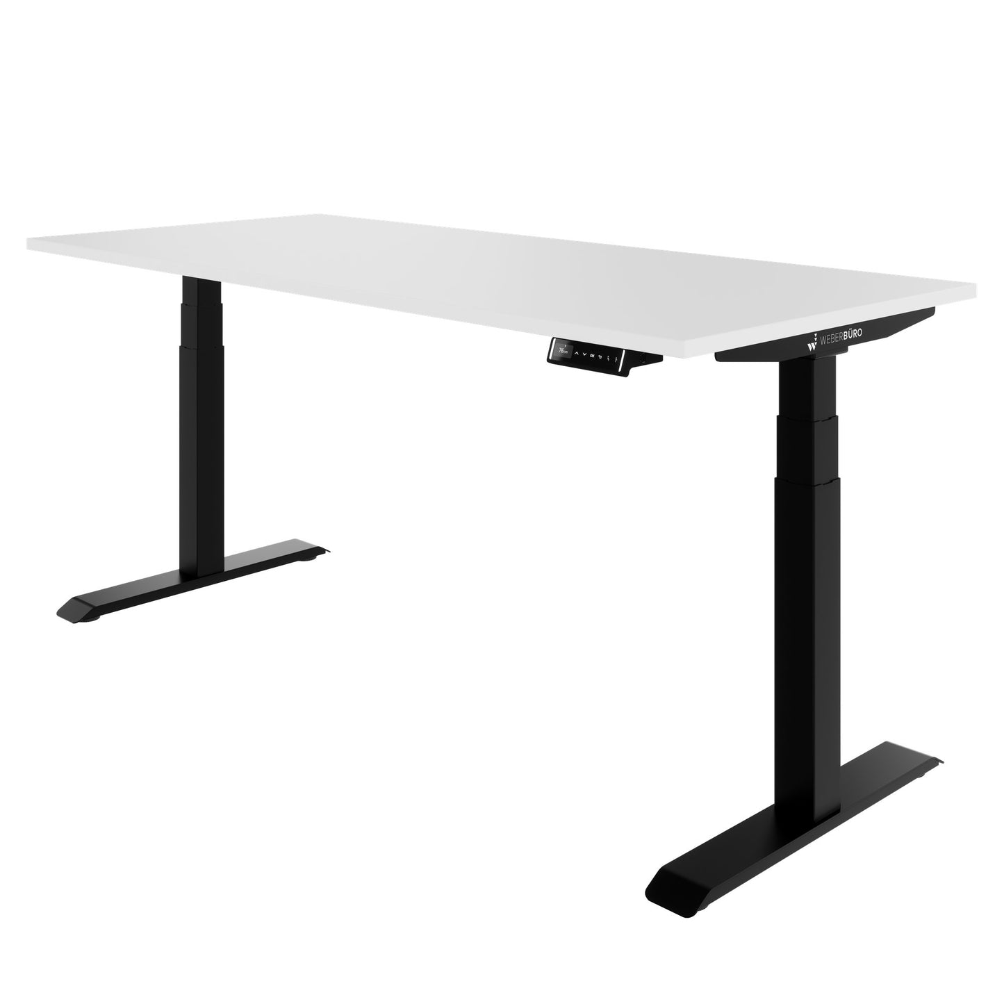 TELDRA Pro, 2-motor desk | 1200 - 2000 mm, electrically height adjustable, white