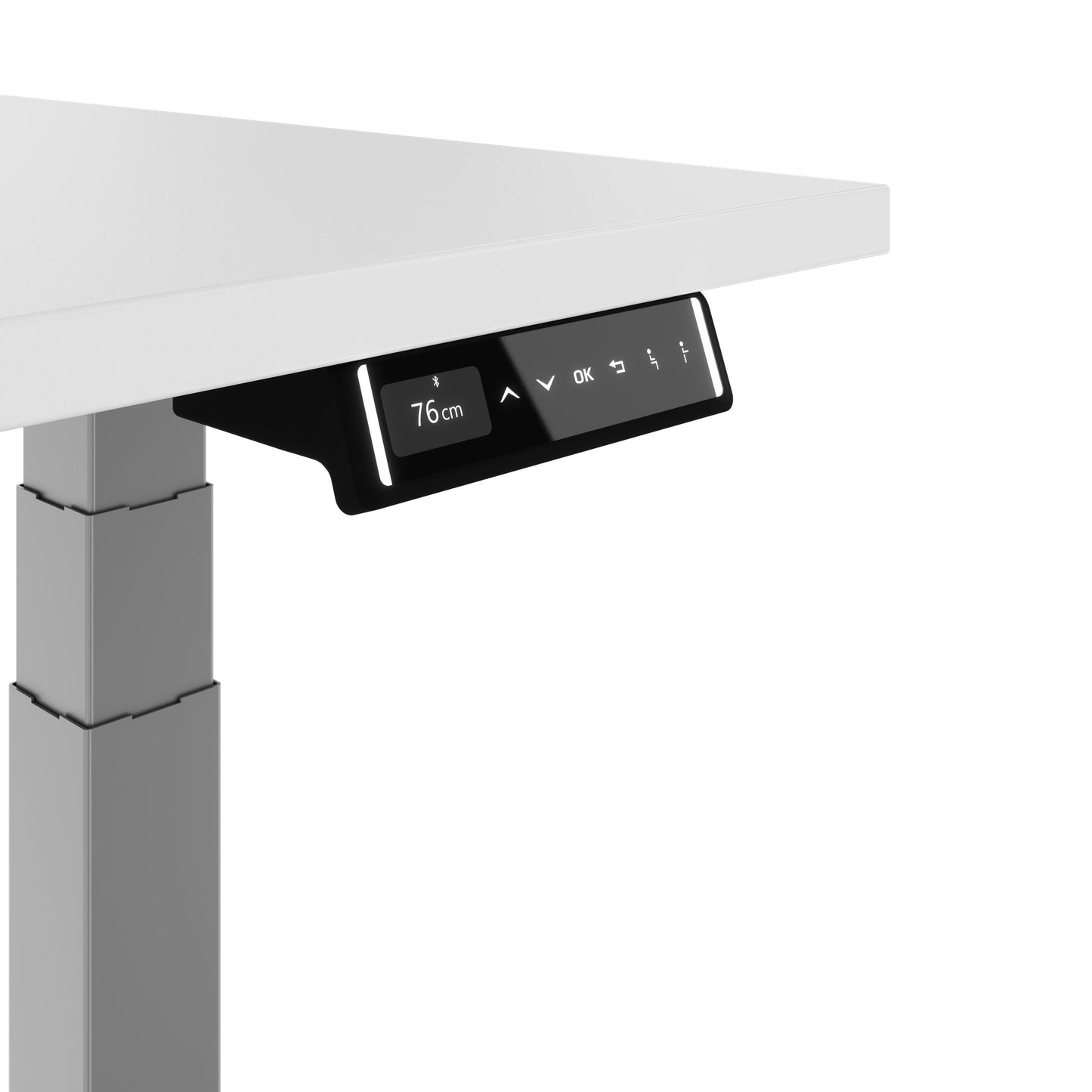 TELDRA Pro, 2-motor desk | 1200 - 2000 mm, electrically height adjustable, white