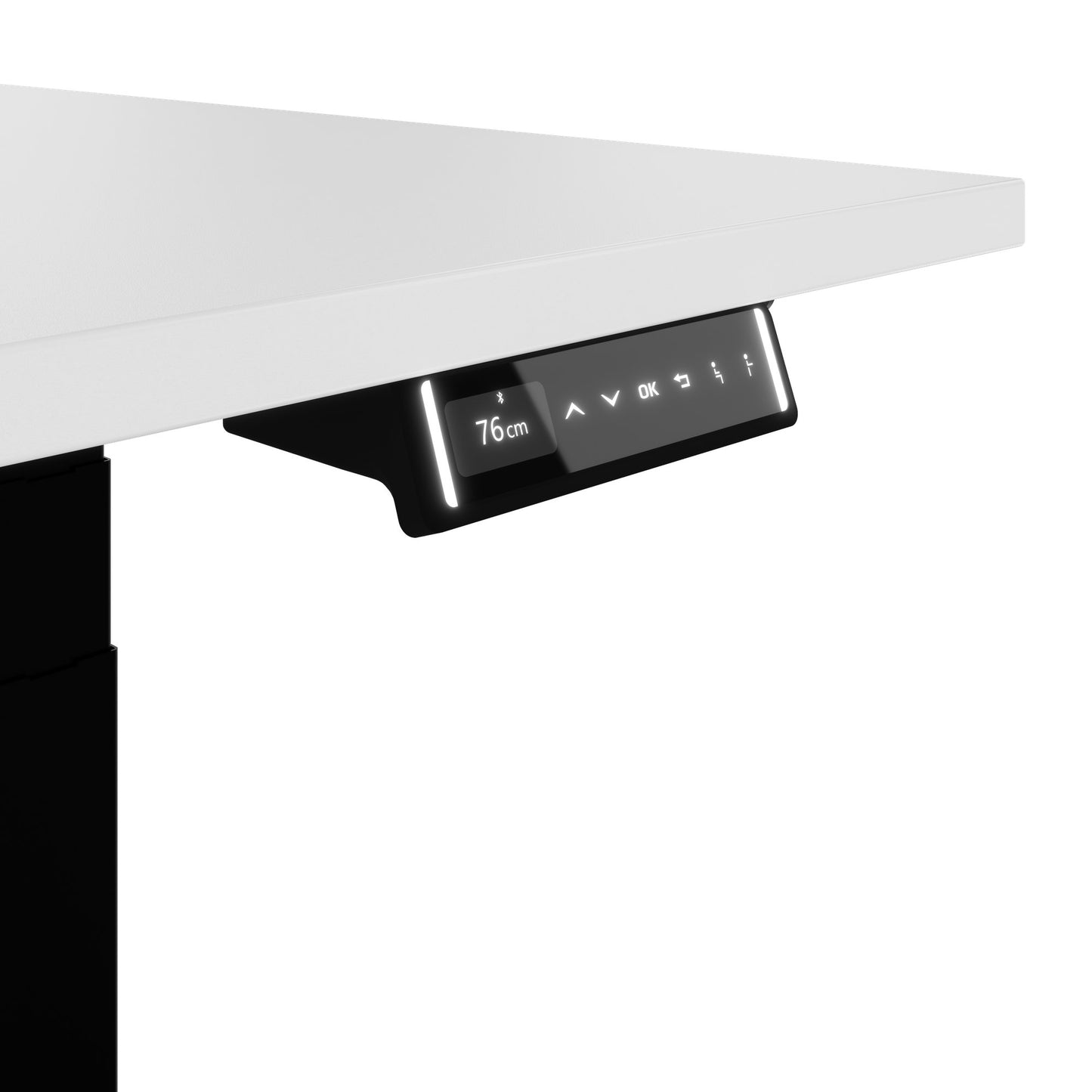 TELDRA Pro, 2-motor desk | 1200 - 2000 mm, electrically height adjustable, white