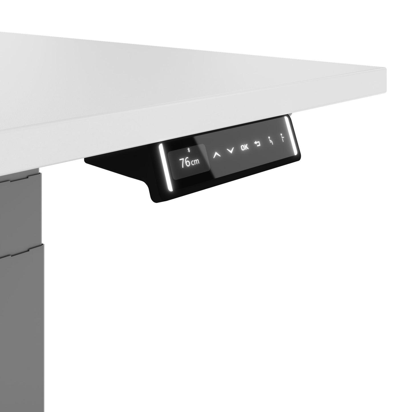 TELDRA Pro, 2-motor desk | 1200 - 2000 mm, electrically height adjustable, white