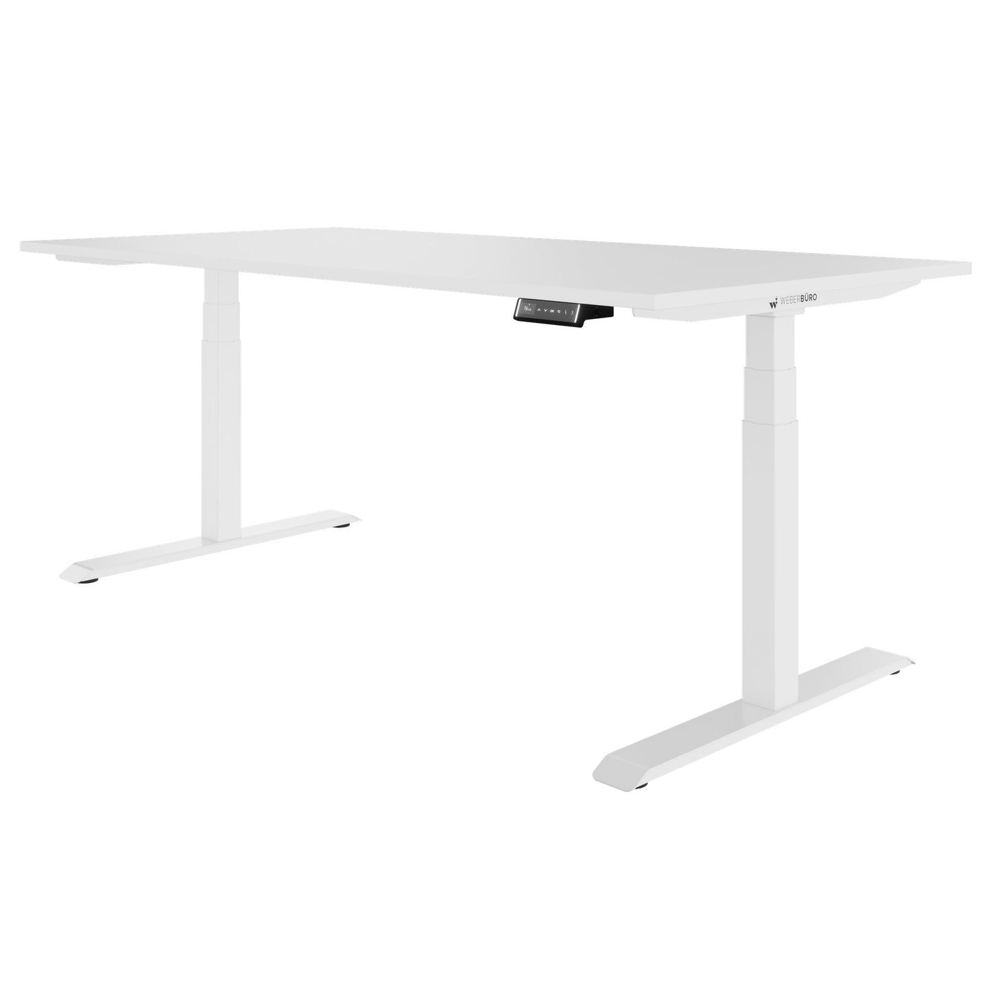 TELDRA Pro, 2-motor desk | 1200 - 2000 mm, electrically height adjustable, white