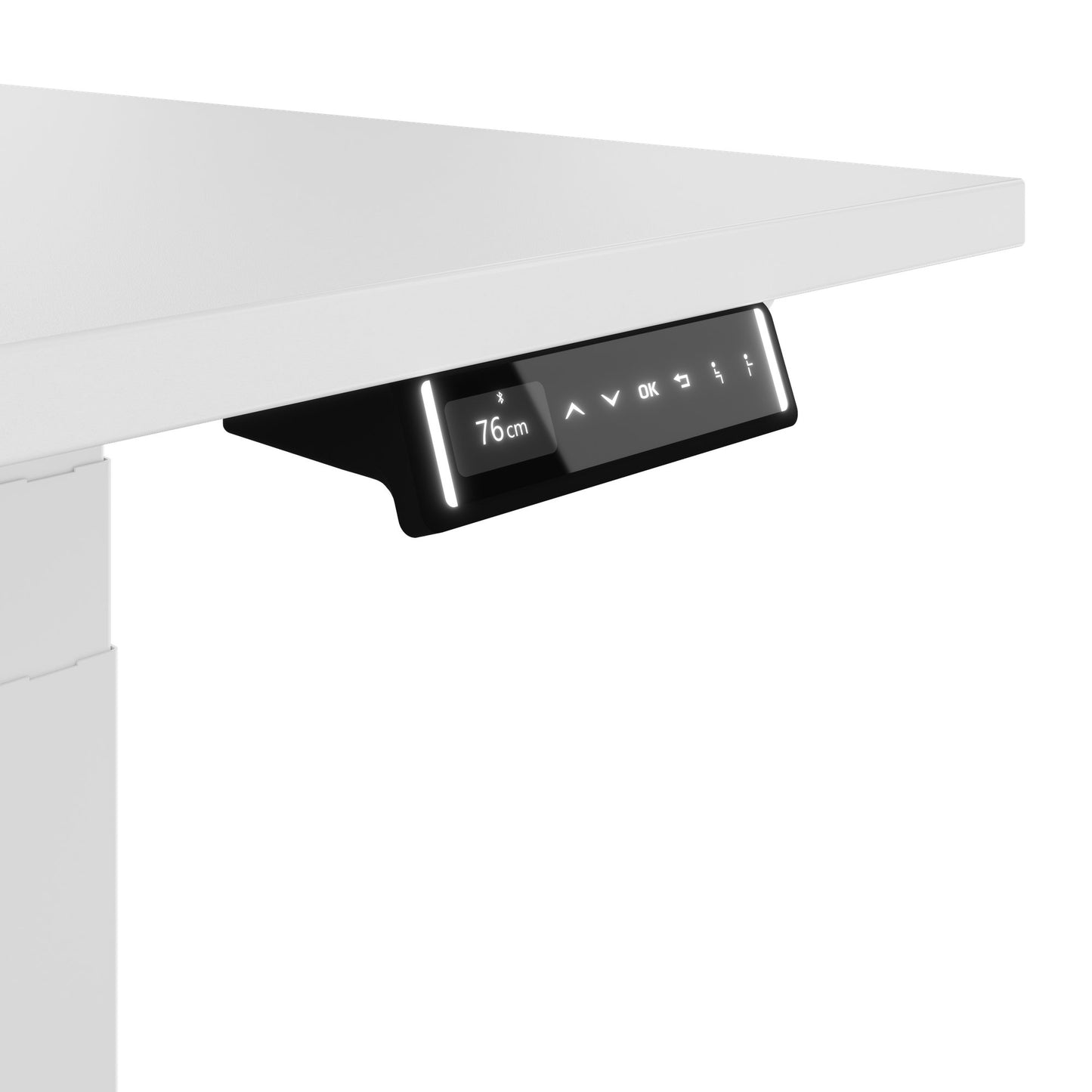 TELDRA Pro, 2-motor desk | 1200 - 2000 mm, electrically height adjustable, white