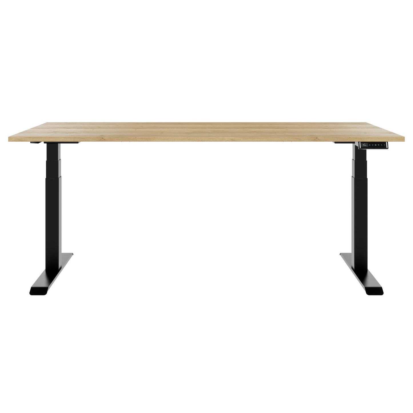 TELDRA Pro, 2-Motoren-Schreibtisch | 1200 - 2000 mm, elektrisch höhenverstellbar, Wildeiche