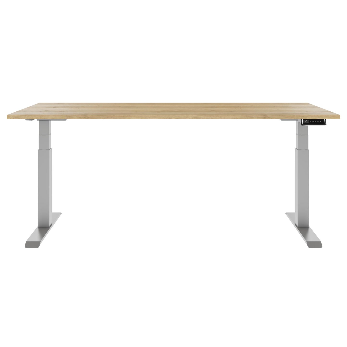 TELDRA Pro, 2-Motoren-Schreibtisch | 1200 - 2000 mm, elektrisch höhenverstellbar, Wildeiche