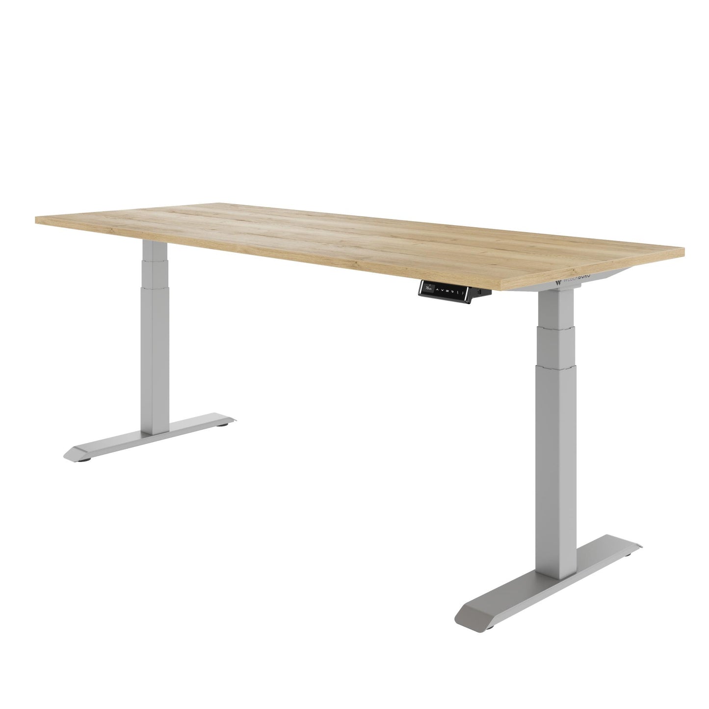 TELDRA Pro, 2-Motoren-Schreibtisch | 1200 - 2000 mm, elektrisch höhenverstellbar, Wildeiche