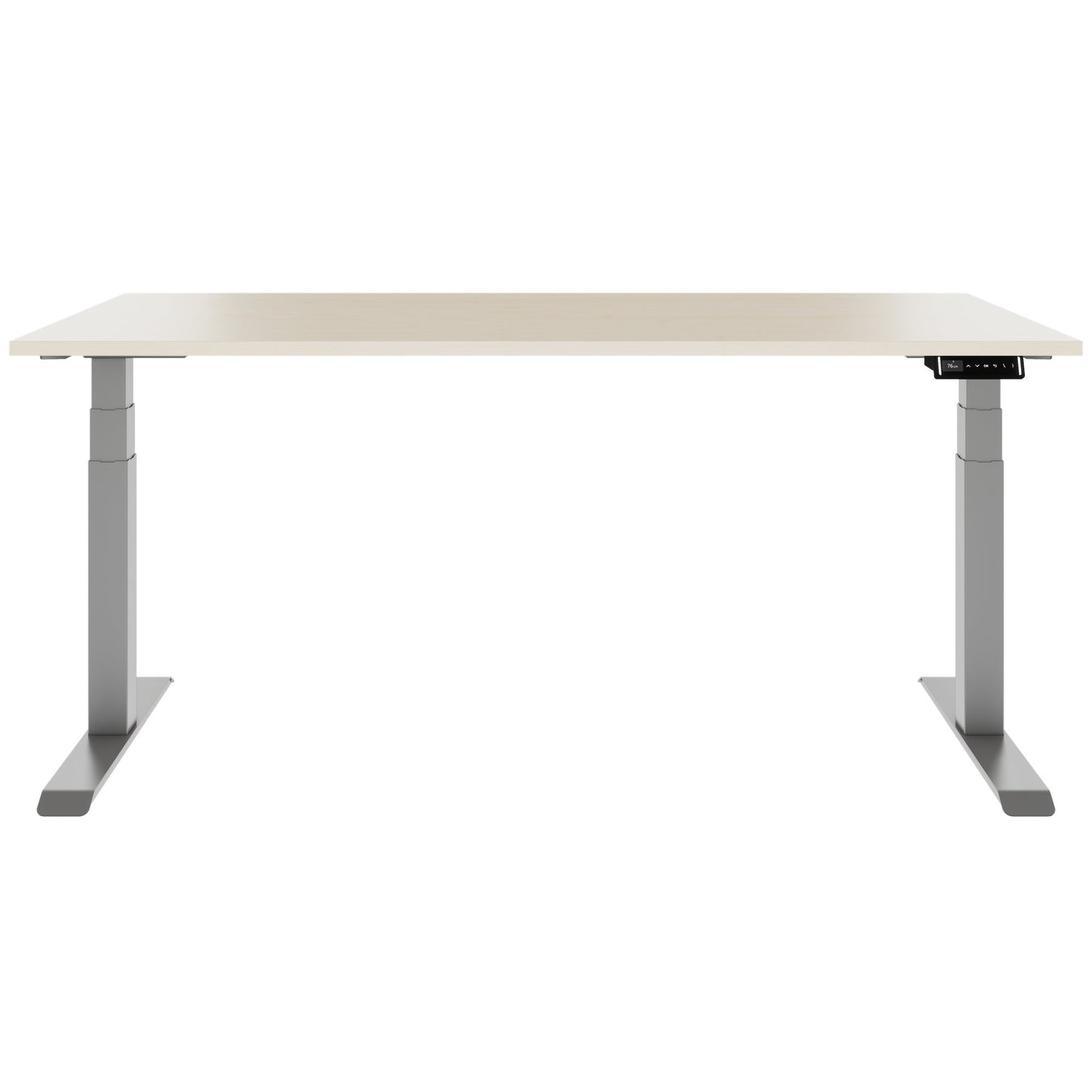 TELDRA Pro, Bureau à 2 moteurs | 1600 - 1800 mm, réglable à la hauteur électrique, érable