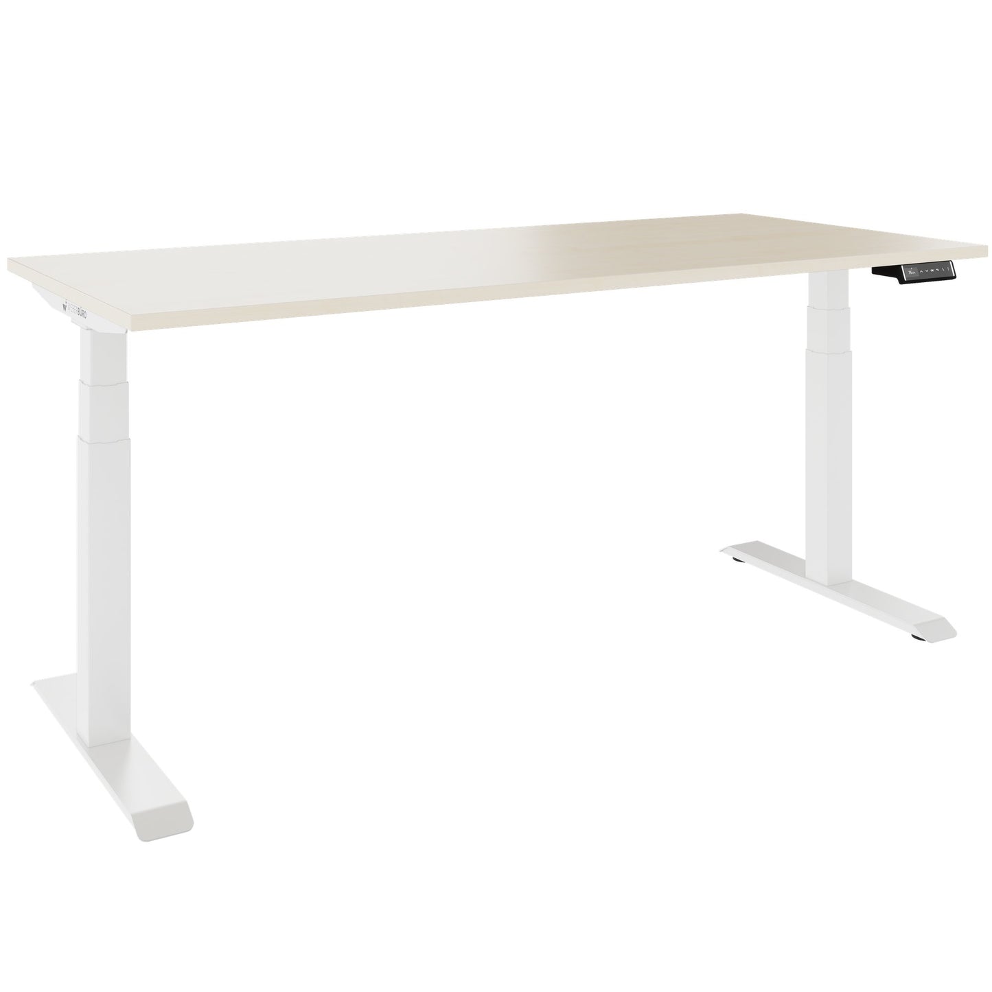 TELDRA Pro, Bureau à 2 moteurs | 1600 - 1800 mm, réglable à la hauteur électrique, érable