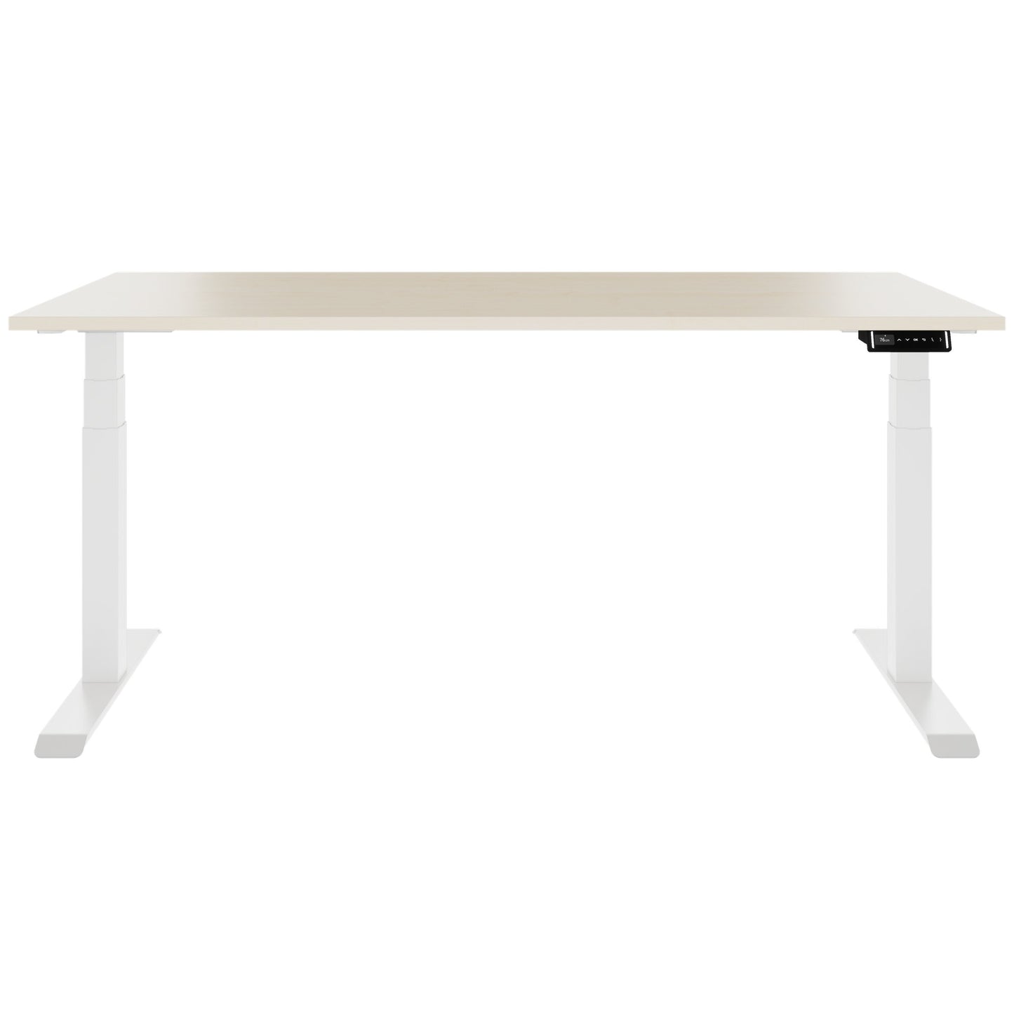 TELDRA Pro, Bureau à 2 moteurs | 1600 - 1800 mm, réglable à la hauteur électrique, érable