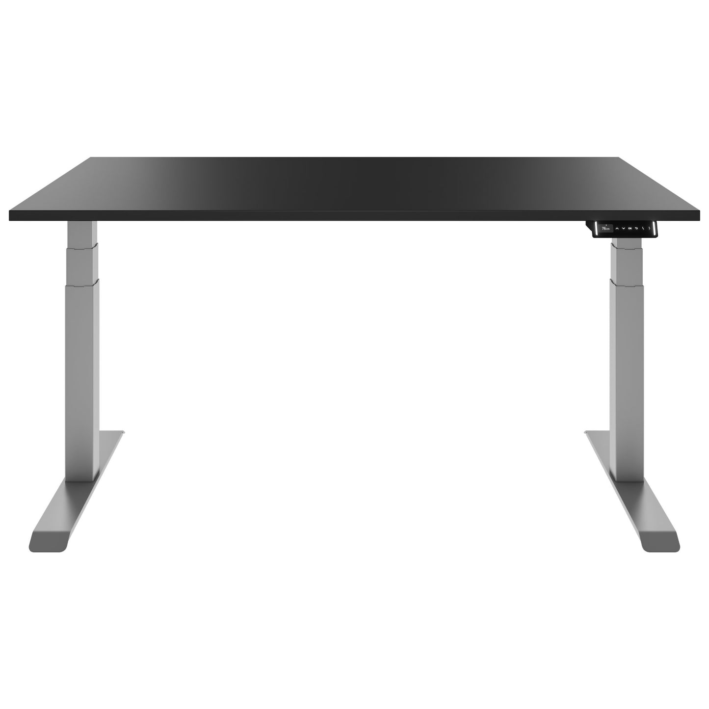 TELDRA Pro, Bureau à 2 moteurs | 1600 - 1800 mm, réglable à hauteur électrique, anthracite