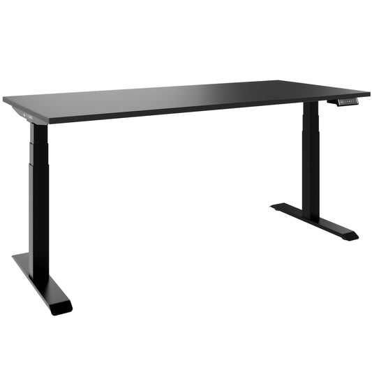 TELDRA Pro, 2-motor desk | 1600 - 1800 mm, electrically height adjustable, anthracite