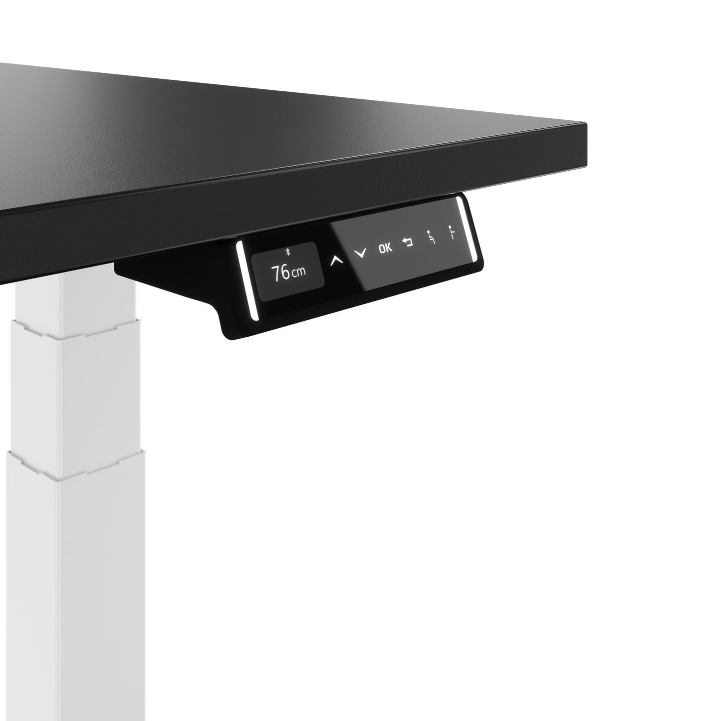 TELDRA Pro, Bureau à 2 moteurs | 1600 - 1800 mm, réglable à hauteur électrique, anthracite