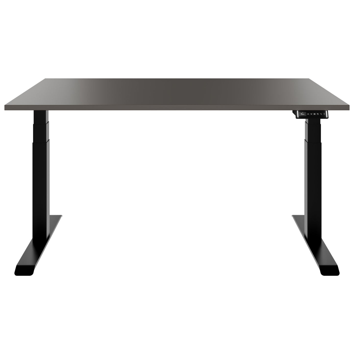 TELDRA Pro, Bureau à 2 moteurs | 1600 - 1800 mm, réglable à hauteur électrique, gris cubanite