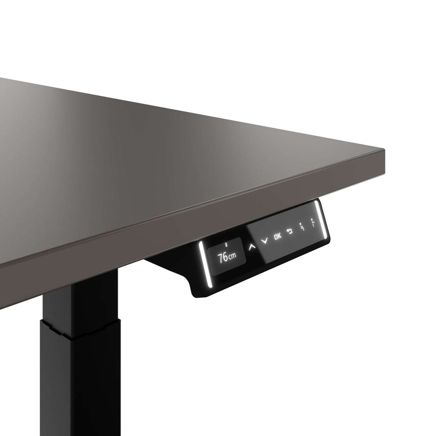 TELDRA Pro, Bureau à 2 moteurs | 1600 - 1800 mm, réglable à hauteur électrique, gris cubanite