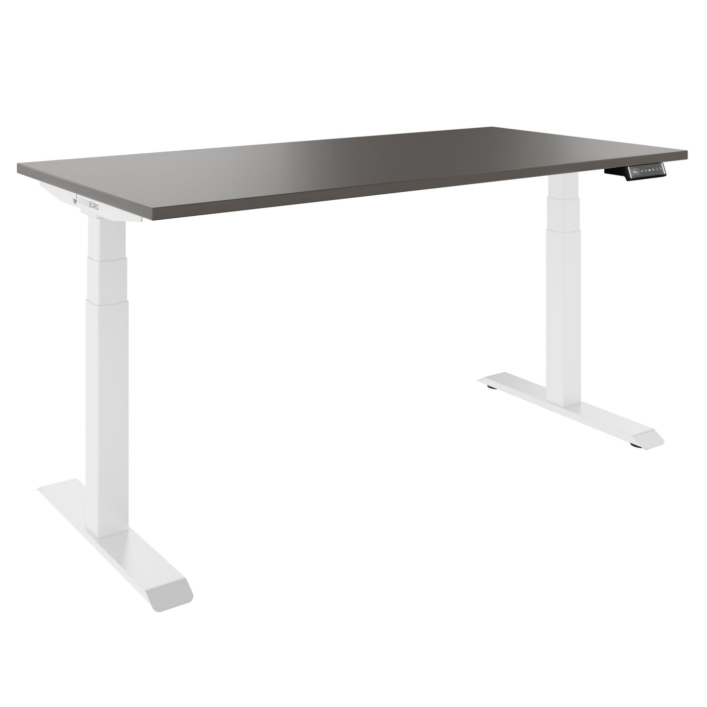 TELDRA Pro, Bureau à 2 moteurs | 1600 - 1800 mm, réglable à hauteur électrique, gris cubanite