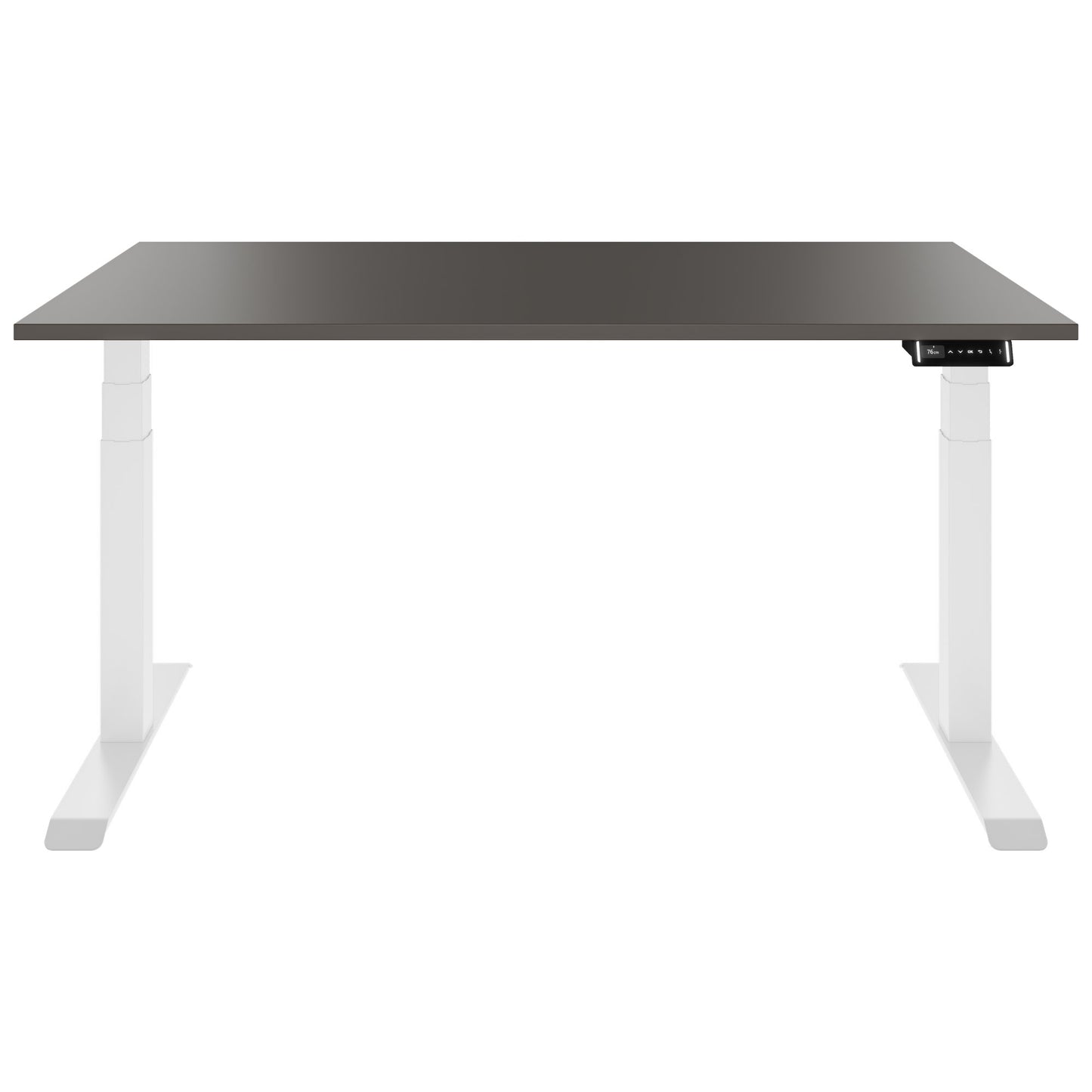 TELDRA Pro, Bureau à 2 moteurs | 1600 - 1800 mm, réglable à hauteur électrique, gris cubanite