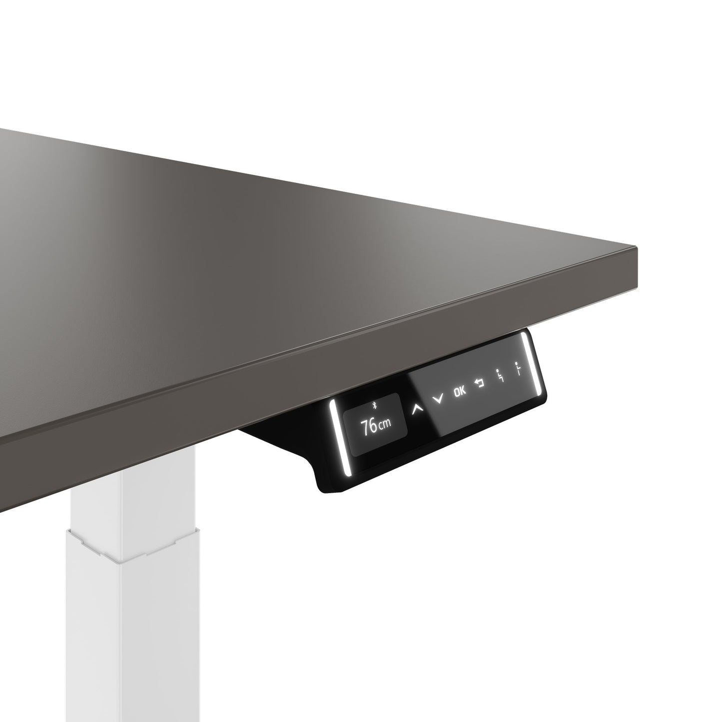 TELDRA Pro, Bureau à 2 moteurs | 1600 - 1800 mm, réglable à hauteur électrique, gris cubanite