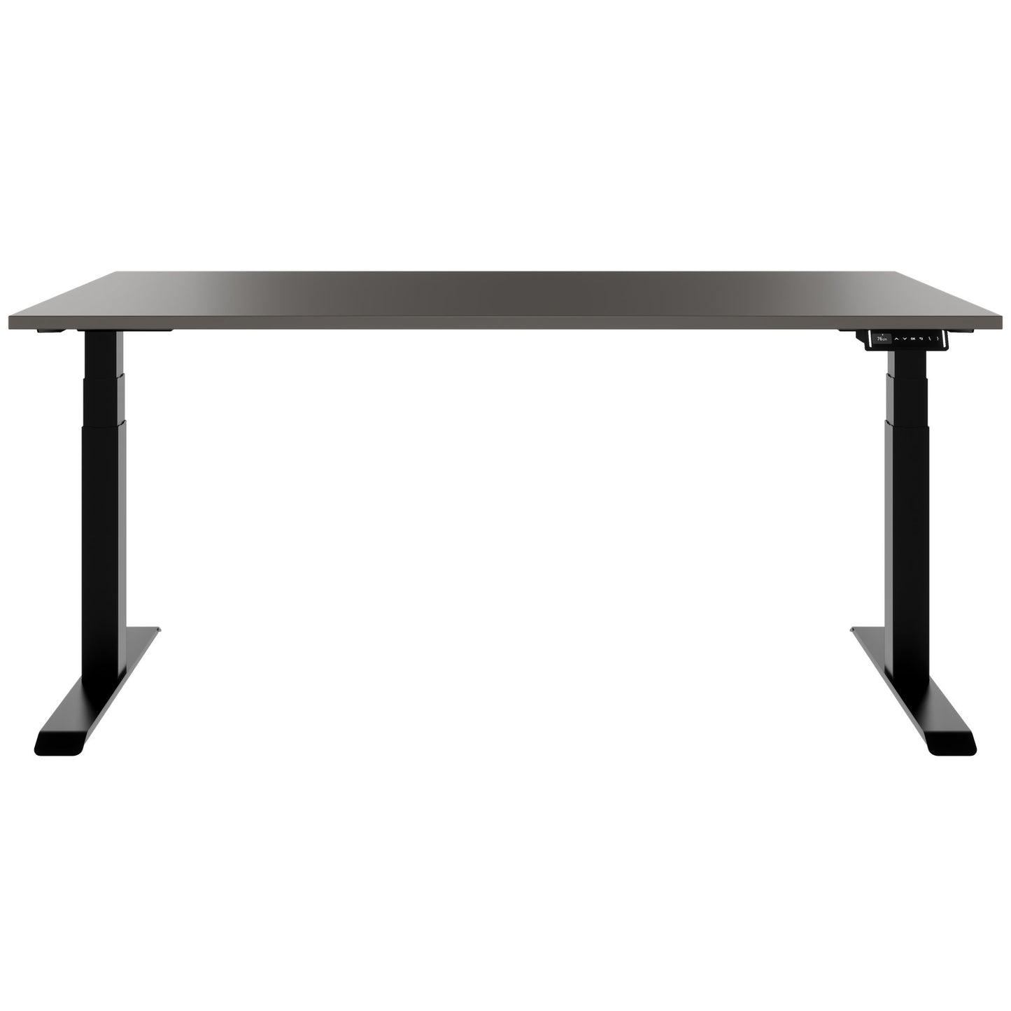 TELDRA Pro, Bureau à 2 moteurs | 1600 - 1800 mm, réglable à hauteur électrique, gris cubanite