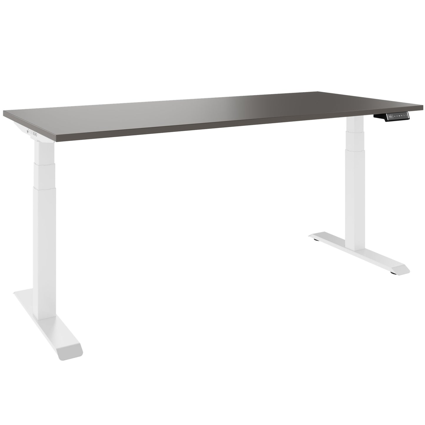 TELDRA Pro, Bureau à 2 moteurs | 1600 - 1800 mm, réglable à hauteur électrique, gris cubanite