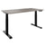 TELDRA Pro, Desk a 2 motori | 1600 - 1800 mm, regolabile in altezza elettricamente, grigio di quercia nordica
