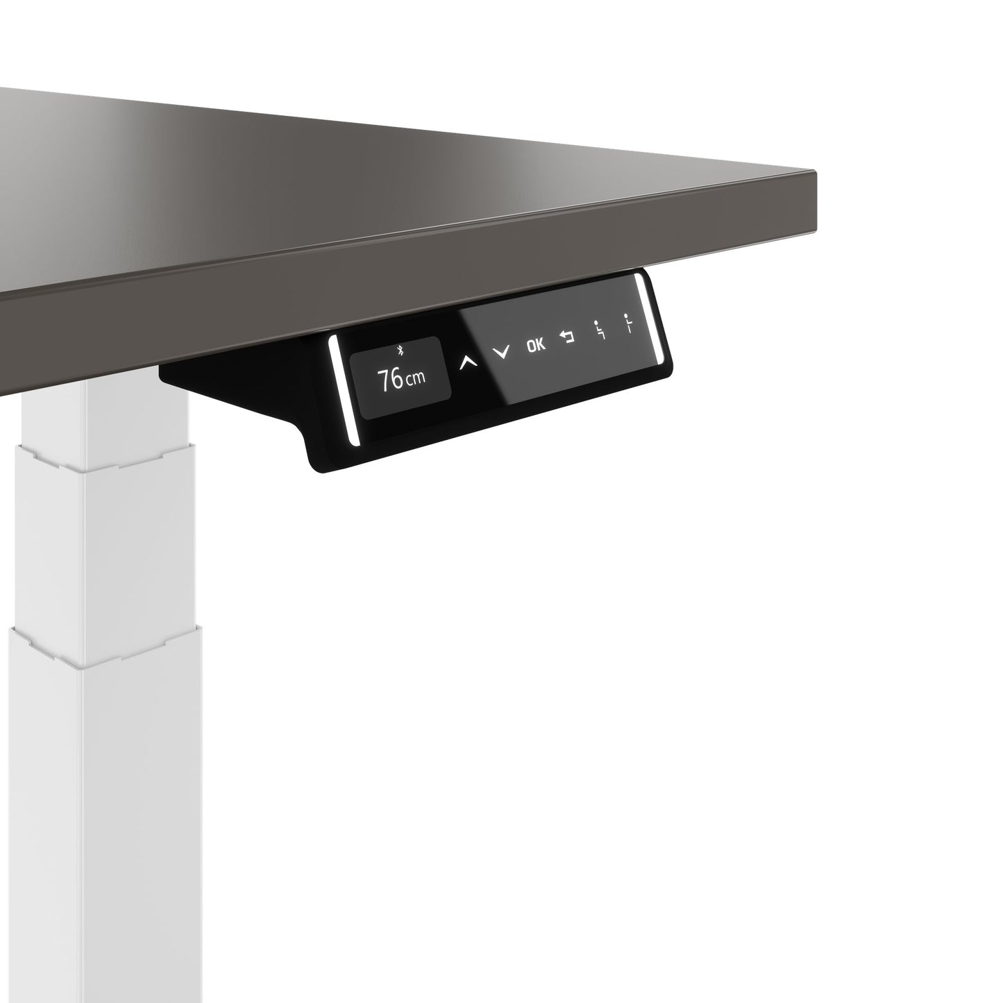 TELDRA Pro, Bureau à 2 moteurs | 1600 - 1800 mm, réglable à hauteur électrique, noyer