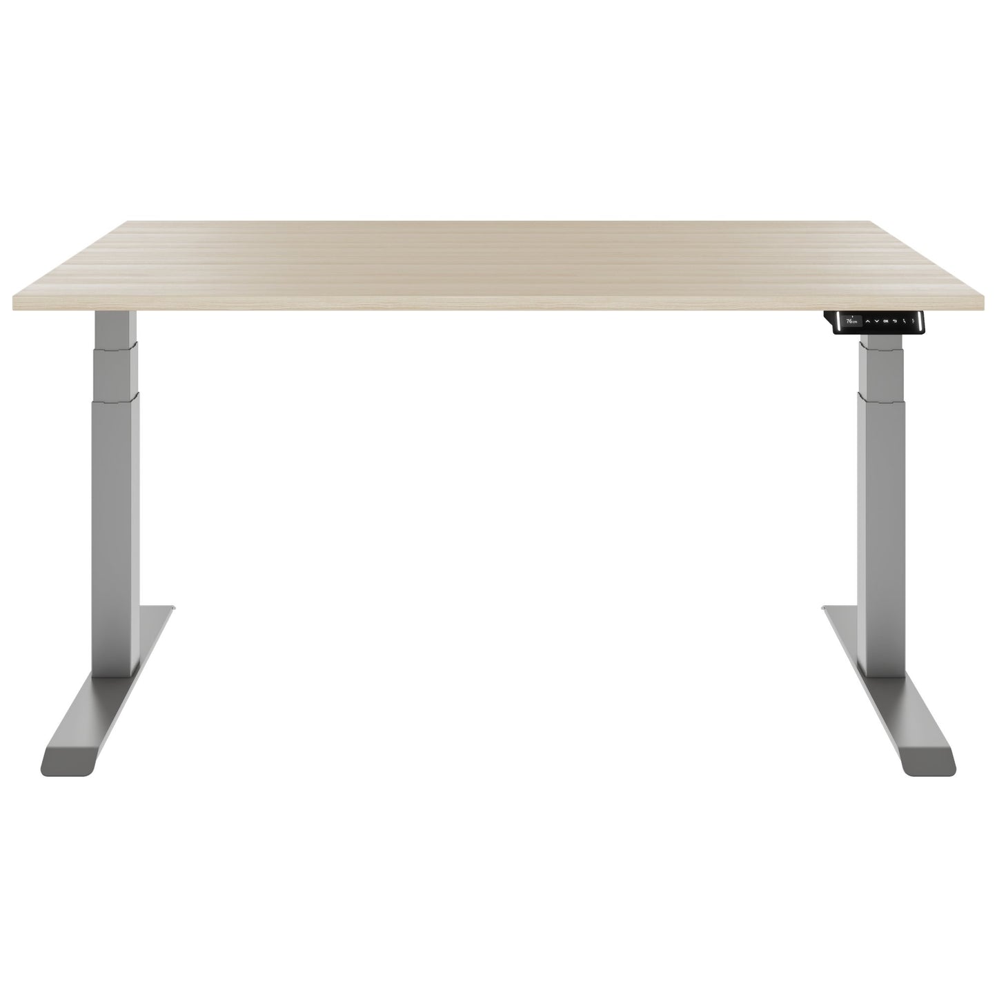 TELDRA Pro, Bureau à 2 moteurs | 1600 - 1800 mm, réglable à hauteur électrique, cendres de sable