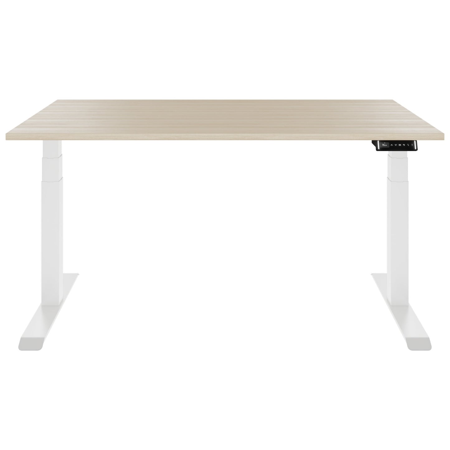 TELDRA Pro, Bureau à 2 moteurs | 1600 - 1800 mm, réglable à hauteur électrique, cendres de sable