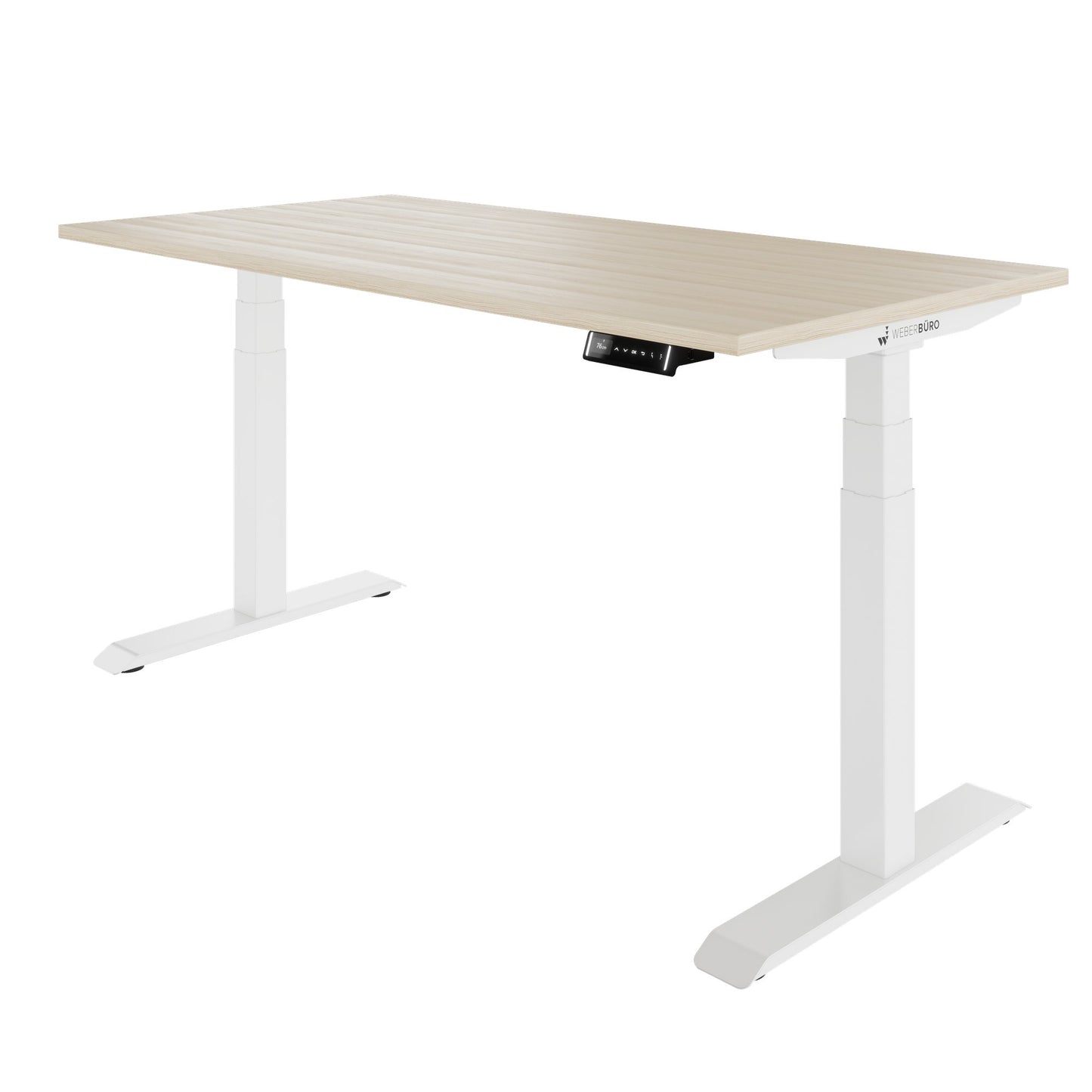 TELDRA Pro, Bureau à 2 moteurs | 1600 - 1800 mm, réglable à hauteur électrique, cendres de sable