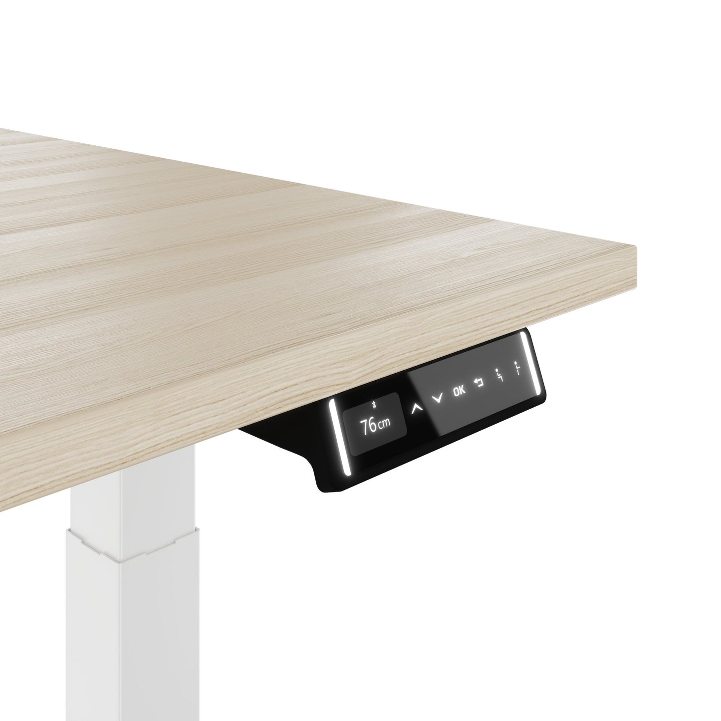 TELDRA Pro, Bureau à 2 moteurs | 1600 - 1800 mm, réglable à hauteur électrique, cendres de sable