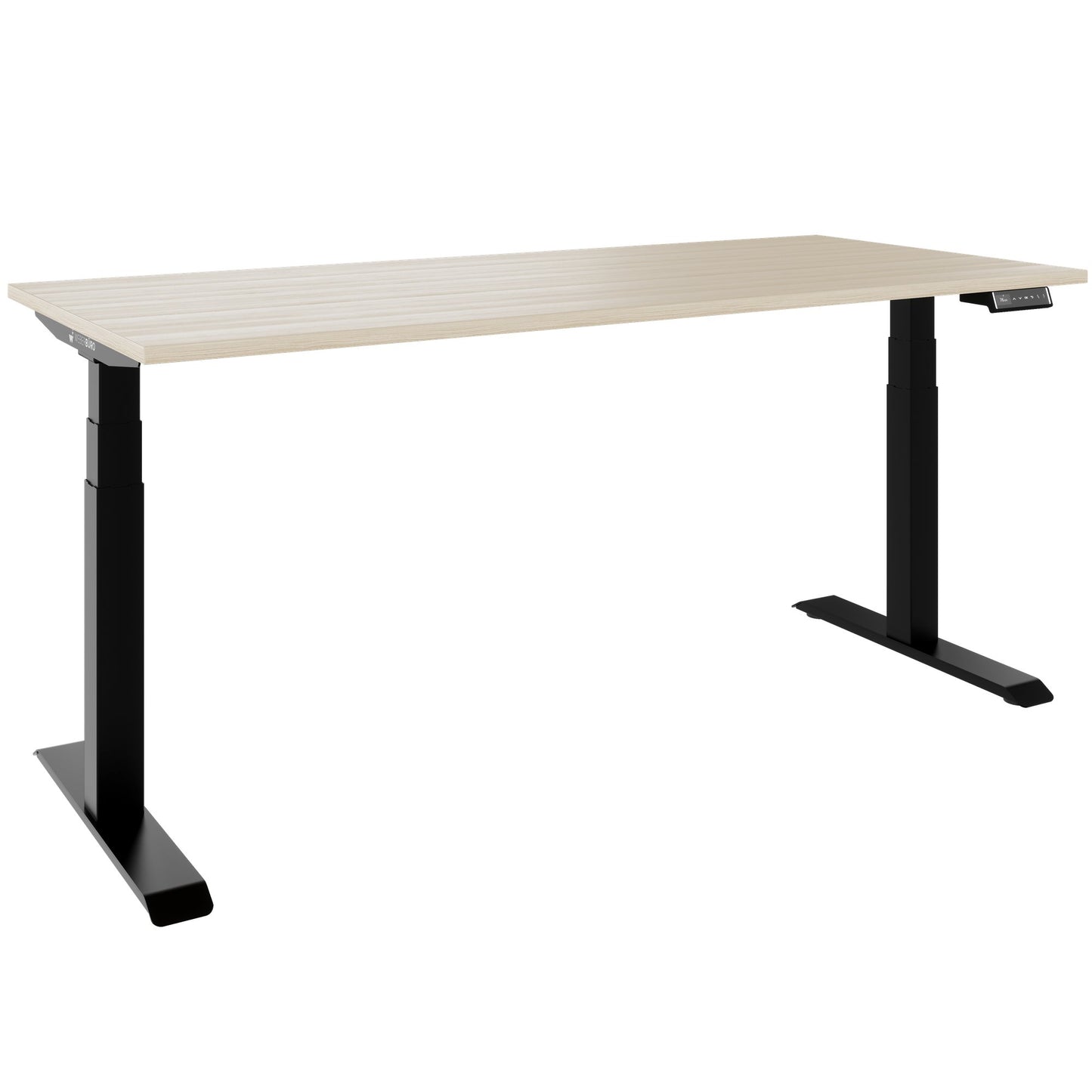 TELDRA Pro, Bureau à 2 moteurs | 1600 - 1800 mm, réglable à hauteur électrique, cendres de sable