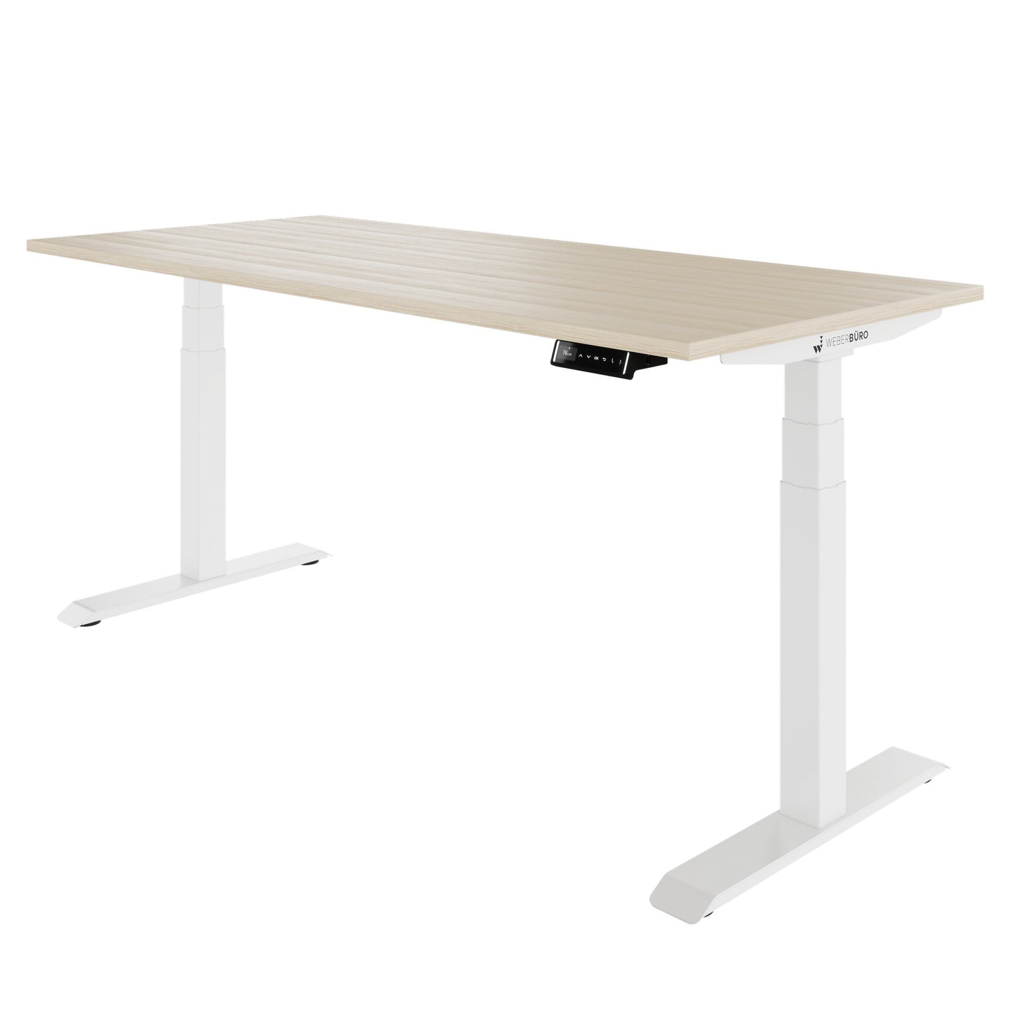 TELDRA Pro, Bureau à 2 moteurs | 1600 - 1800 mm, réglable à hauteur électrique, cendres de sable