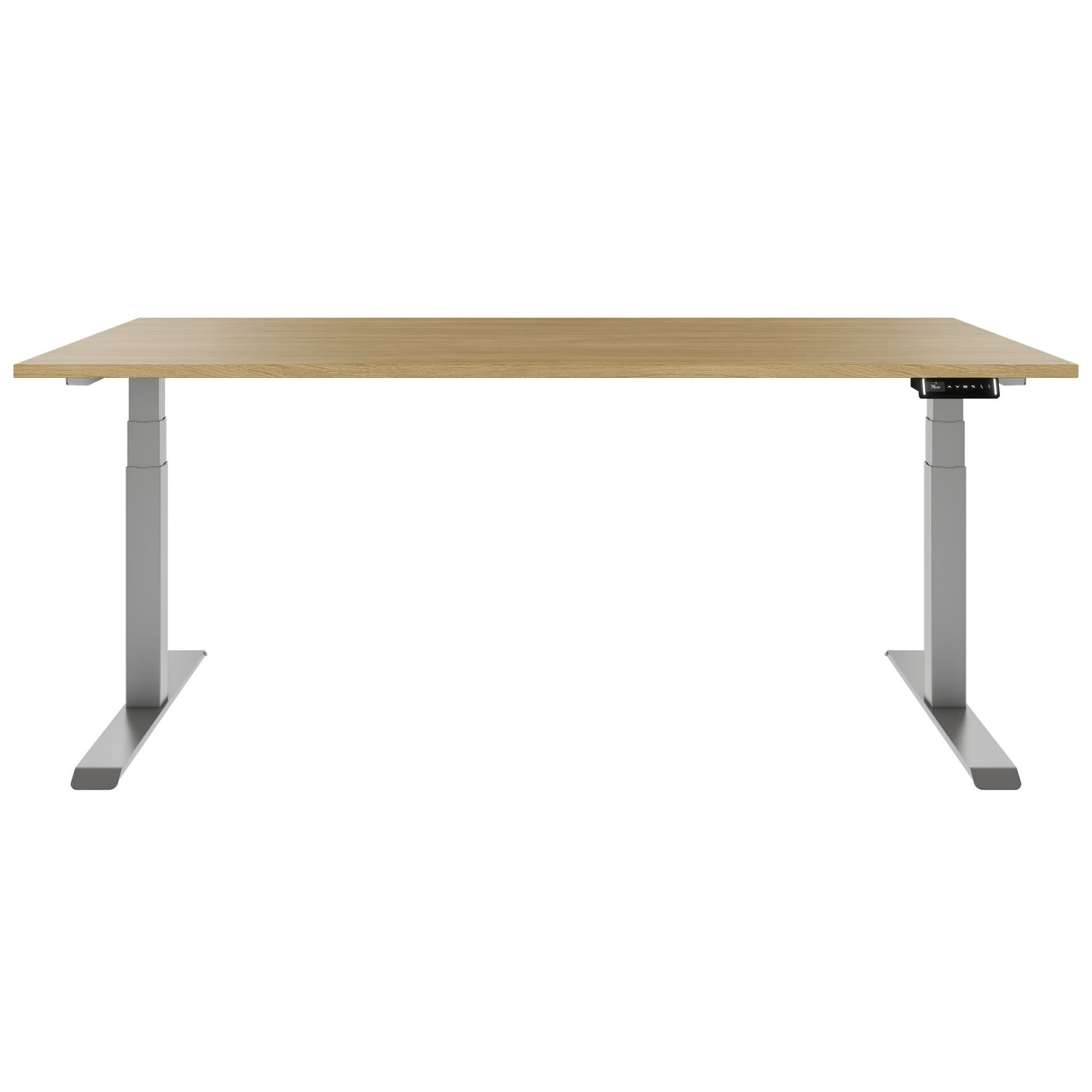 TELDRA Pro, Desk a 2 motori | 1600 - 2000 mm, regolabile in altezza elettricamente, vera quercia in legno in legno